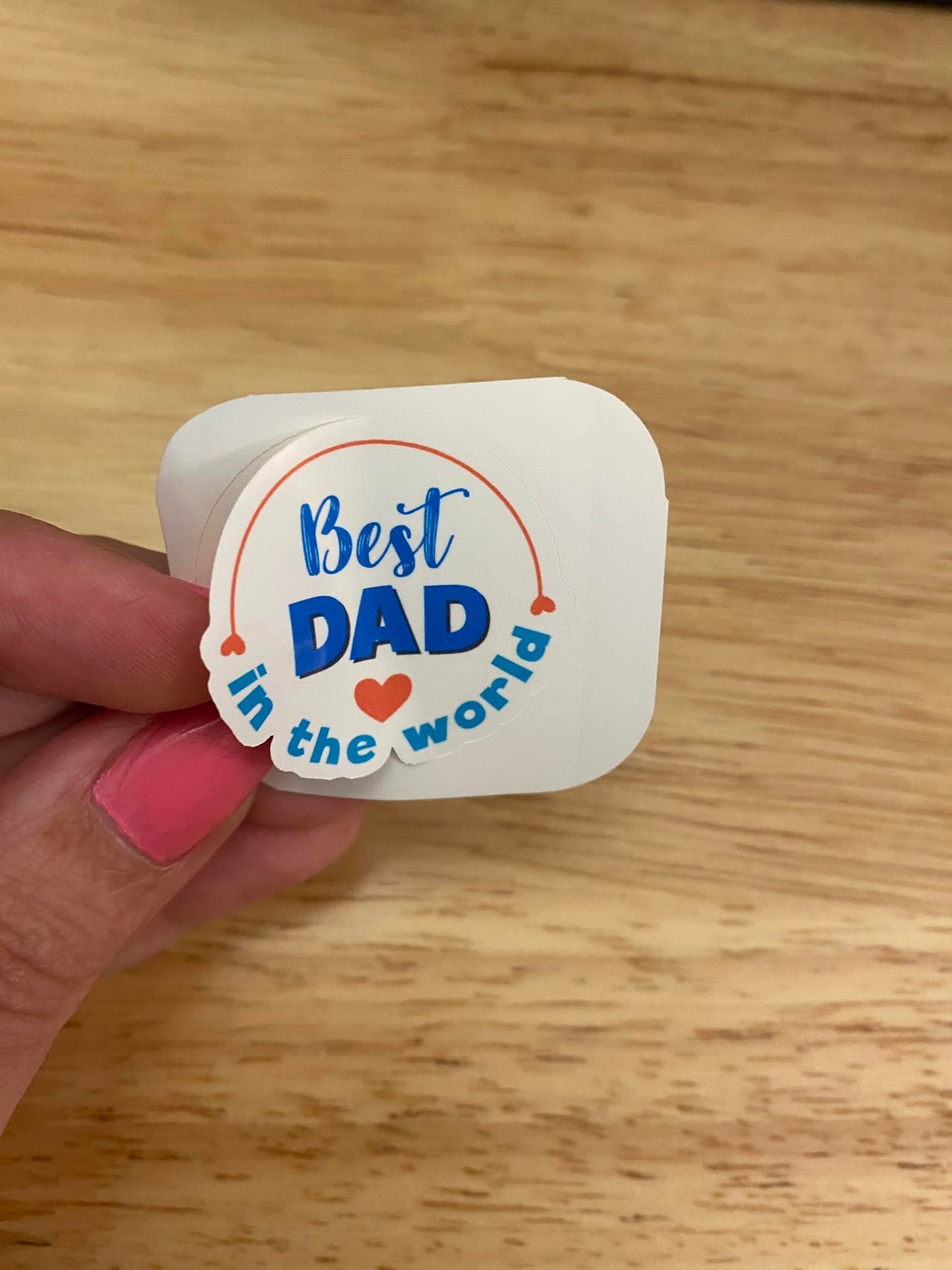 Best Dad in the World Sticker