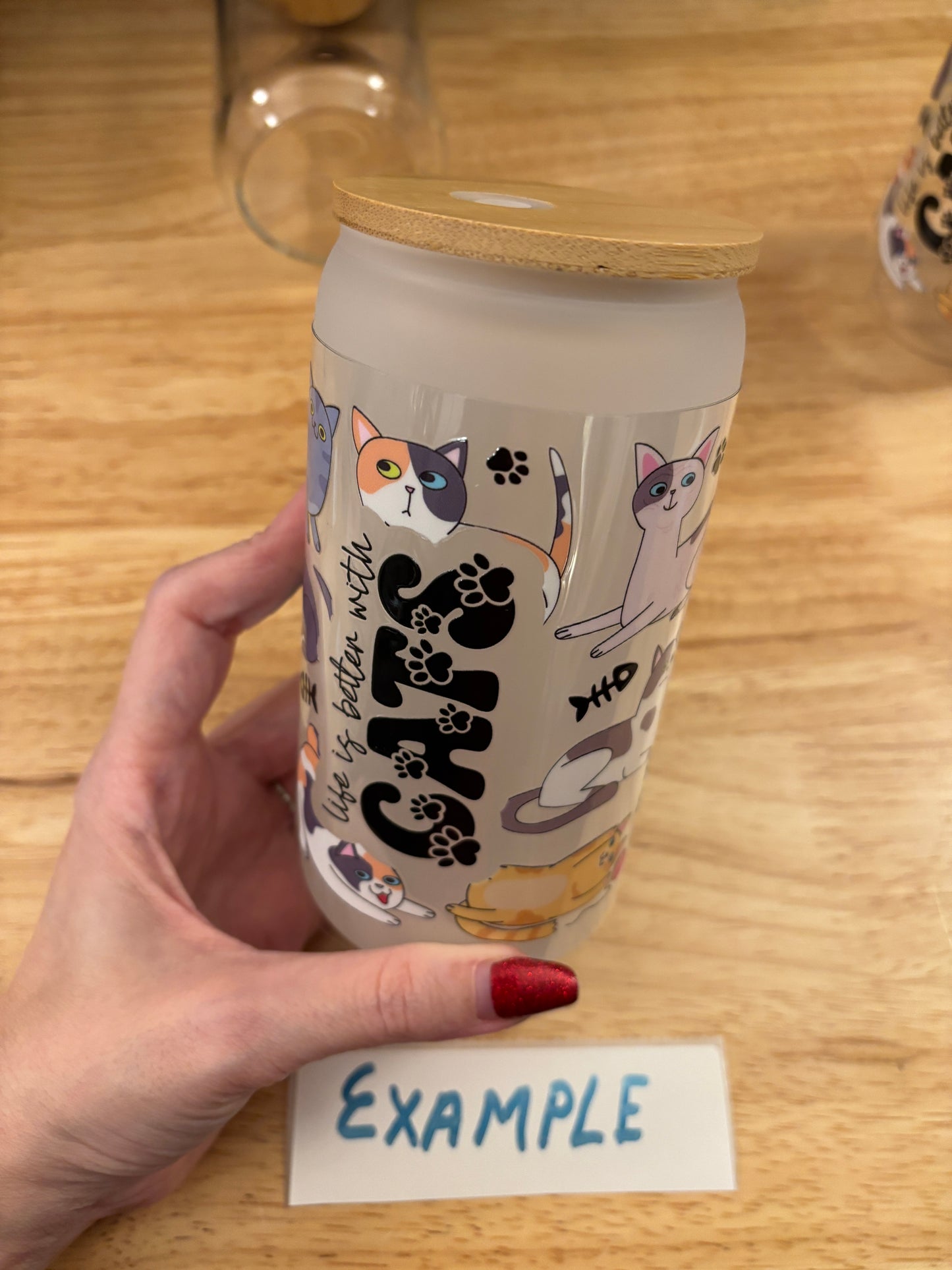 Cats Glass Tumbler