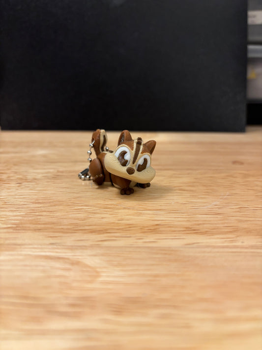 Chipmunk Key chain, 3D printed Chipmunk keychain, Chipmunk Keychain,  Chipmunk key chain