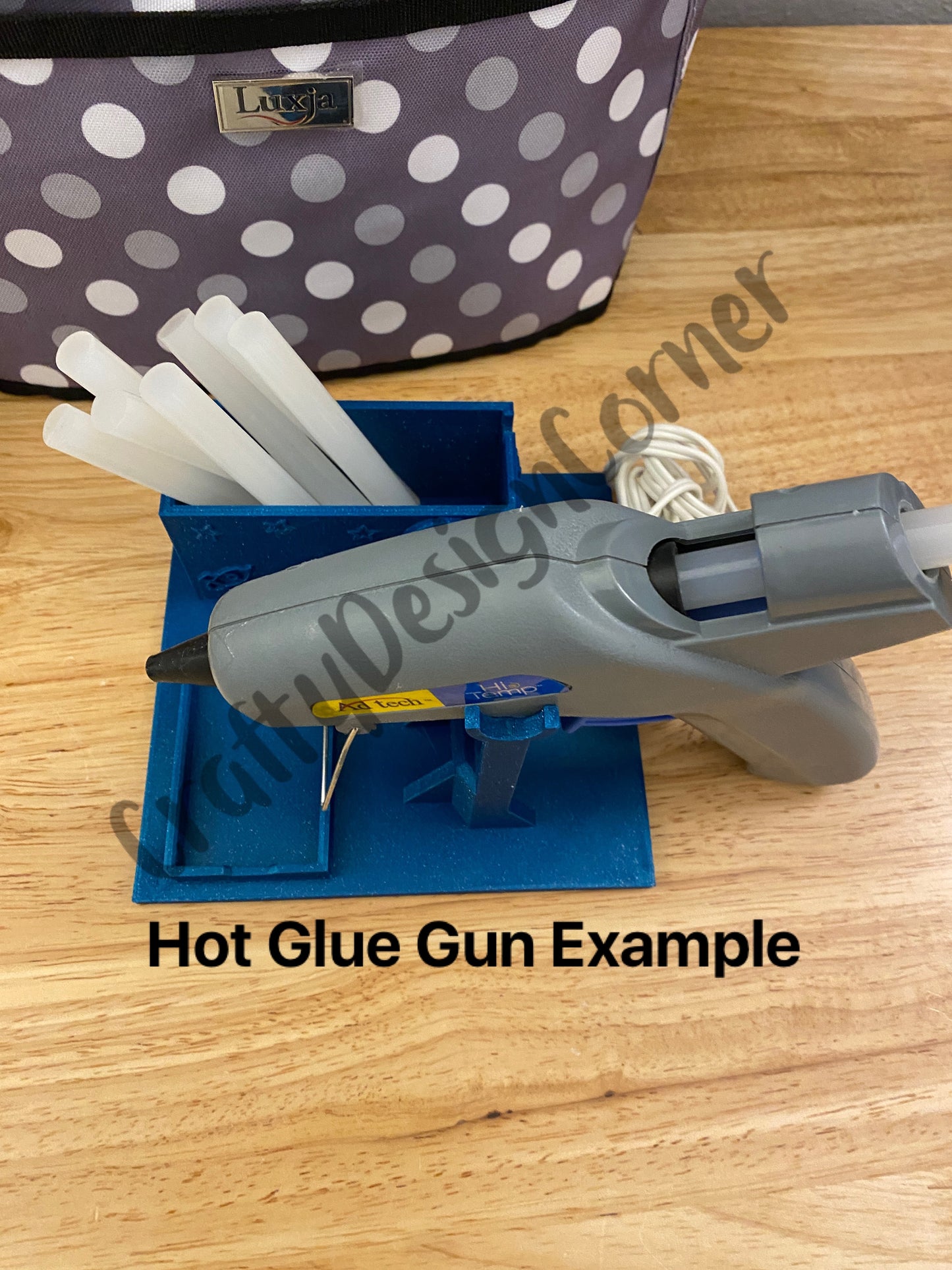 Regular Hot Glue Gun Holder, Hot Glue Tool Kit, Bundle Kit Glue Gun with holder, crafting gift, crafting bundle, Hot Glue Gun Holder stand