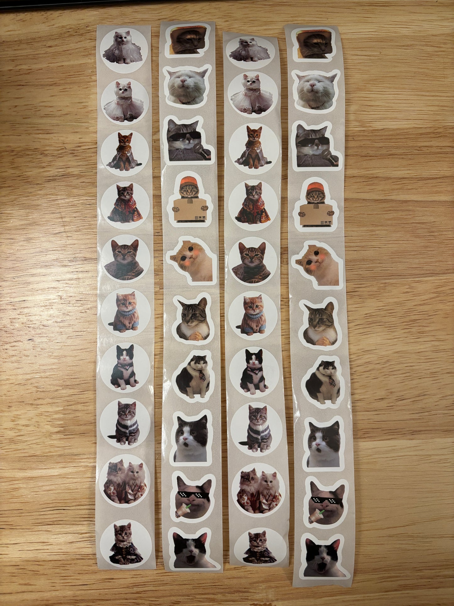 40 pcs Cool Cat Sticker Pack