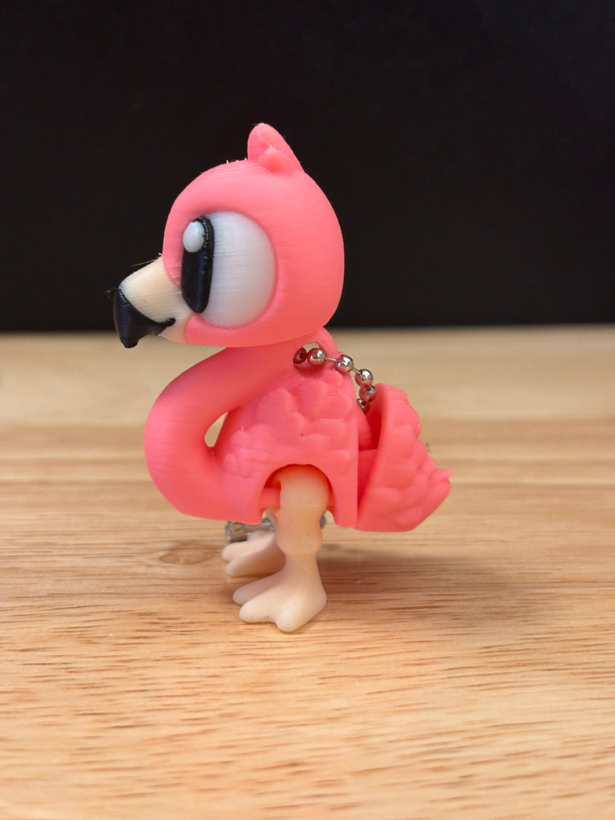 Pink Flamingo Key chain, 3D printed flamingo keychain, Cute Flamingo Key chain