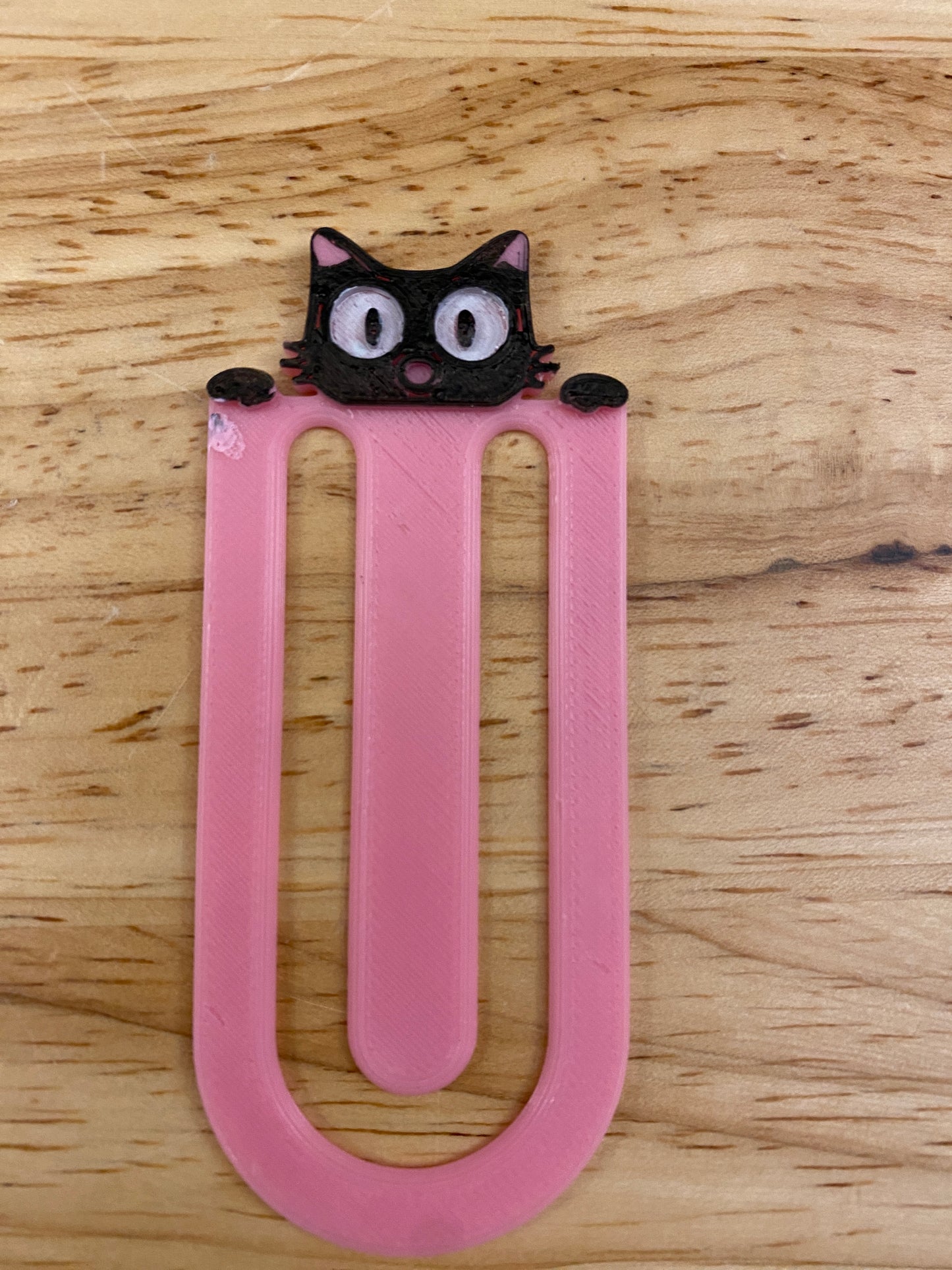 Colorful Peeking Cat Bookmark and cat sticker bundle, kitty cat bookmark, Cute Cat page holder