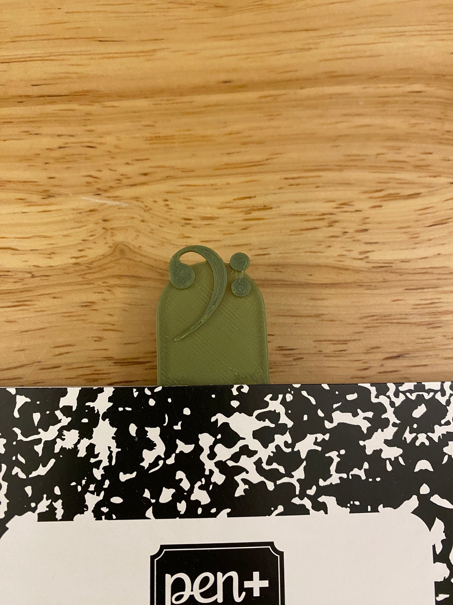 Peeking Musical Bookmark and sticker bundle, 3d printed book mark