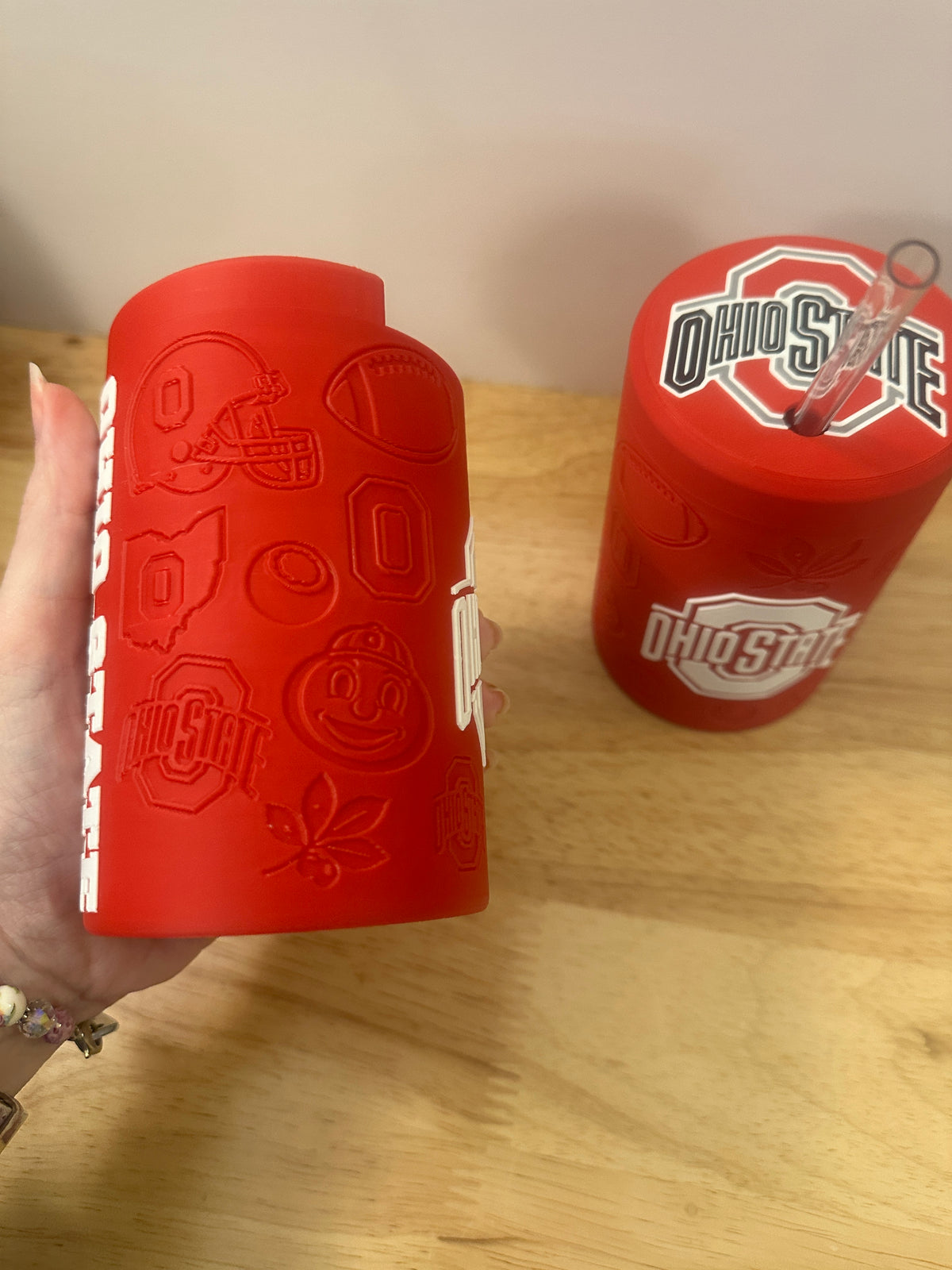 Ohio State Soda Can Holder