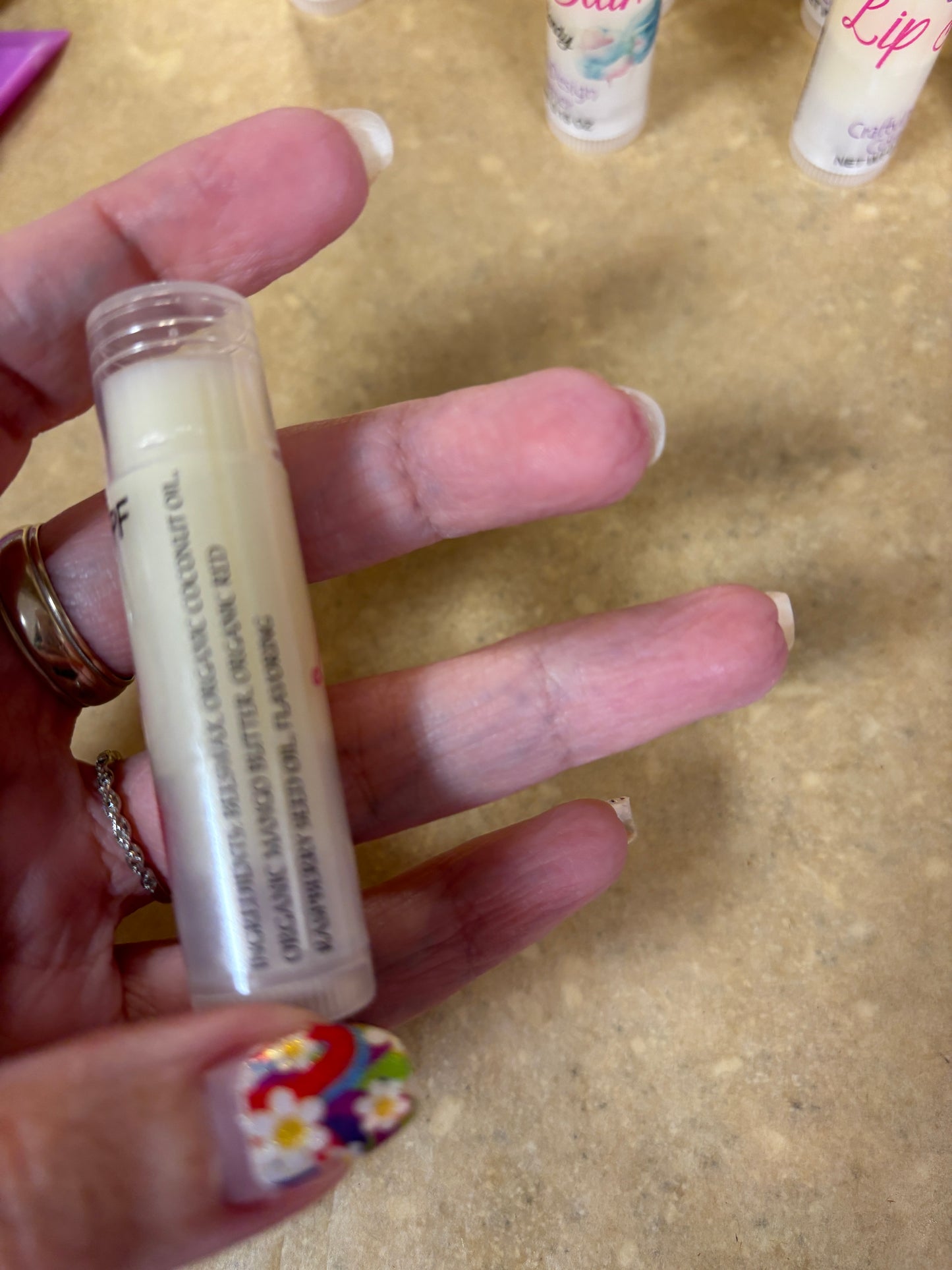 Organic Lip Balm - Strawberry flavoring
