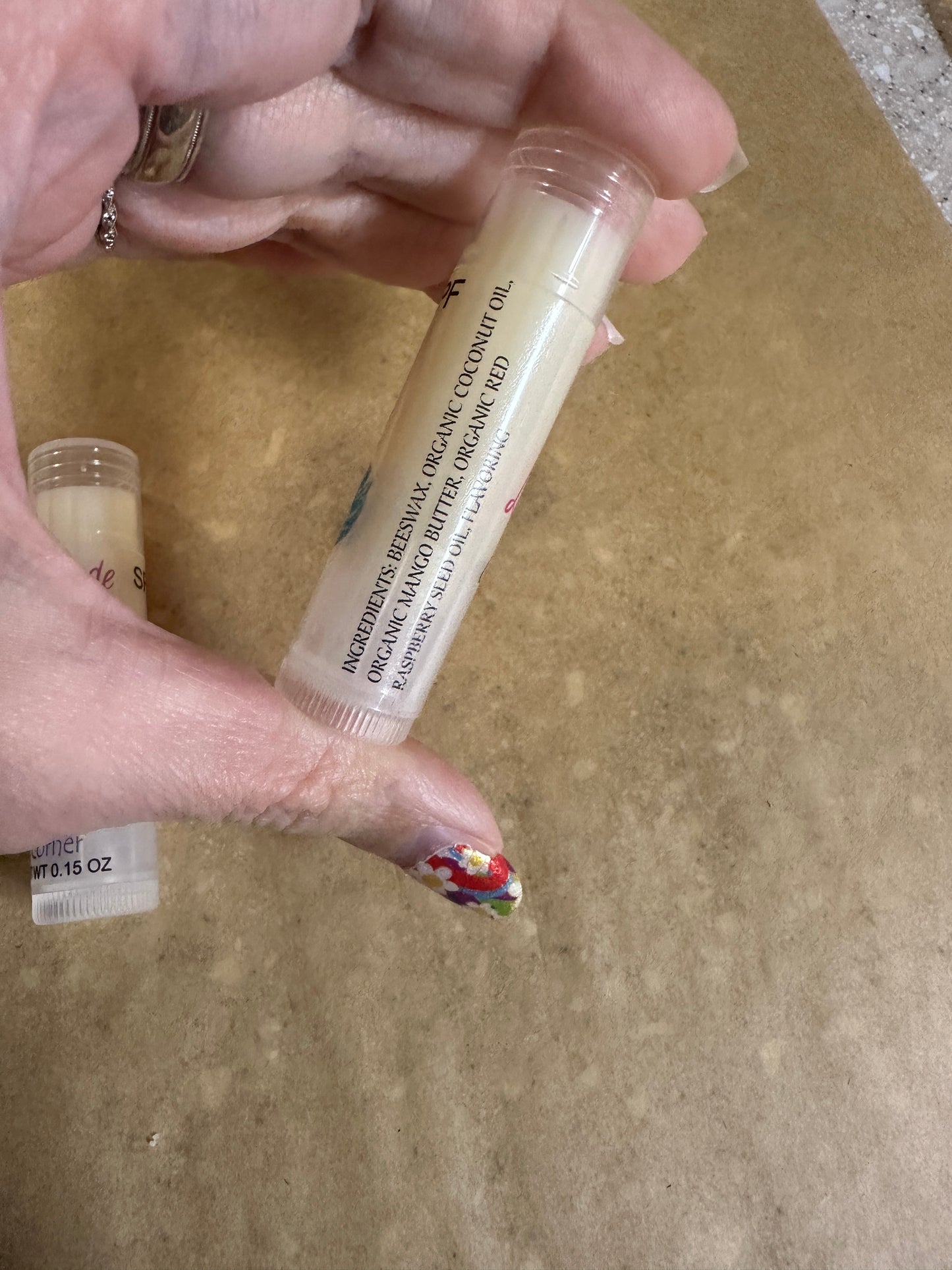 Organic Lip Balm - Natural flavoring with SPF