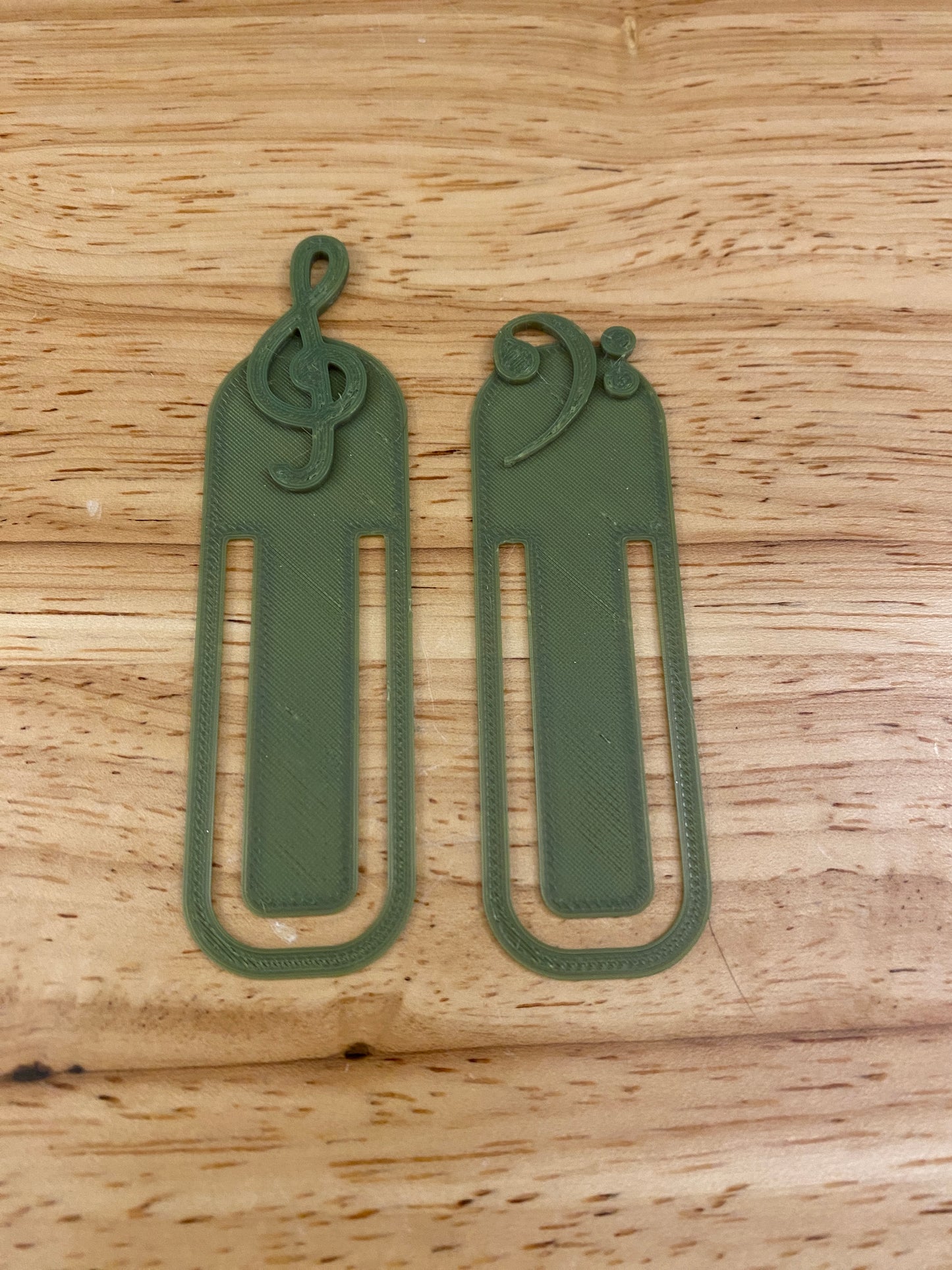 Peeking Musical Bookmark and sticker bundle, 3d printed book mark