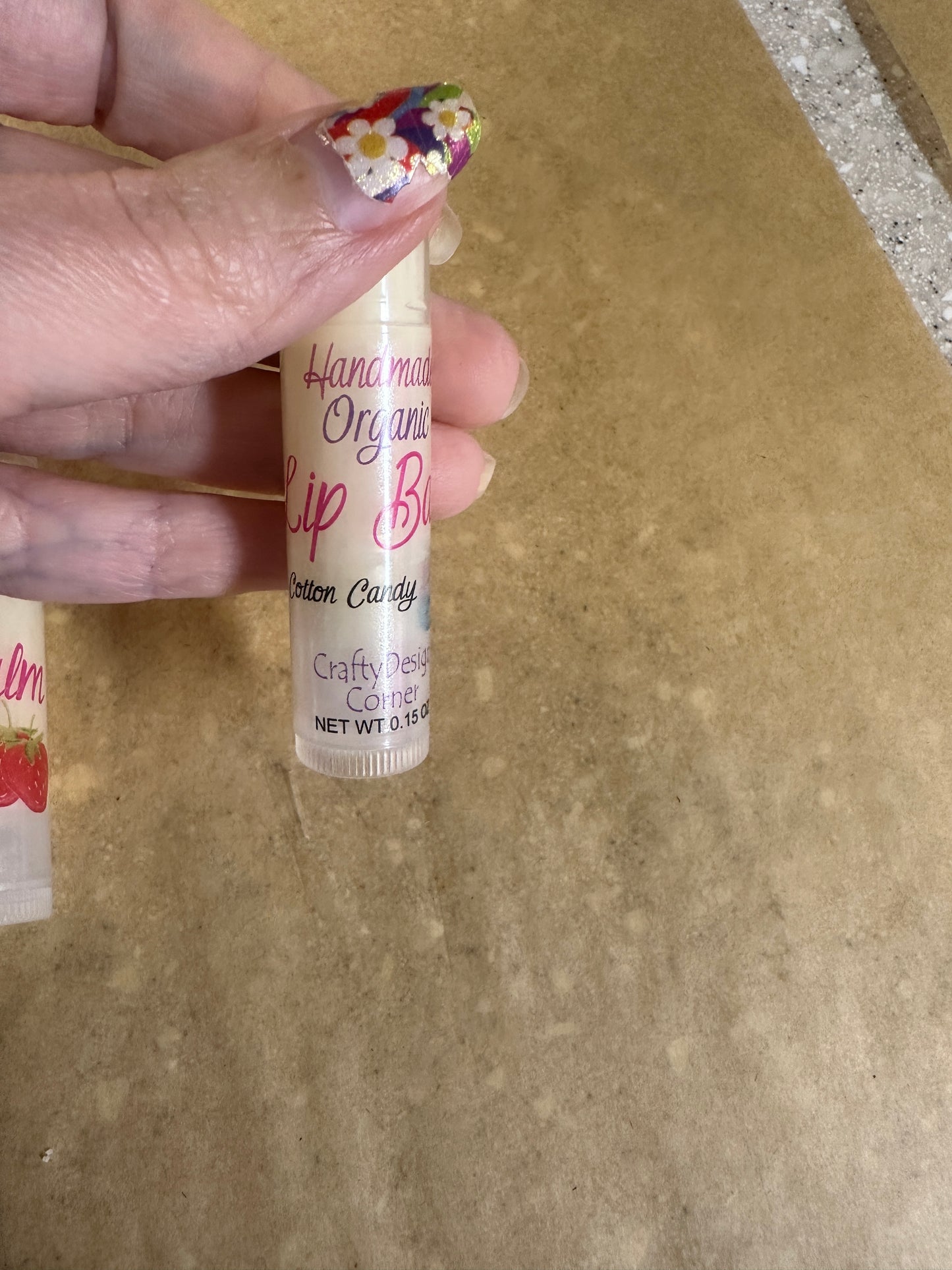Organic Lip Balm - Cotton Candy flavoring