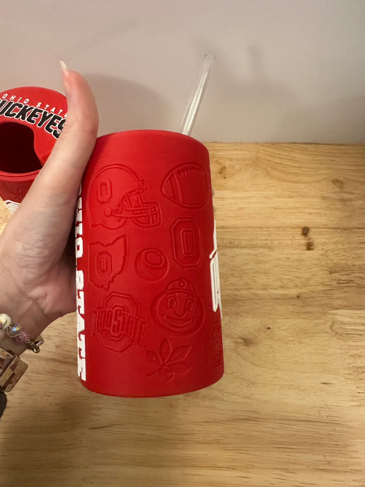 Ohio State Soda Can Holder