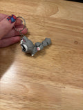 Grey Cat key chain, 3D printed cat key chain, Tux kitty keychain