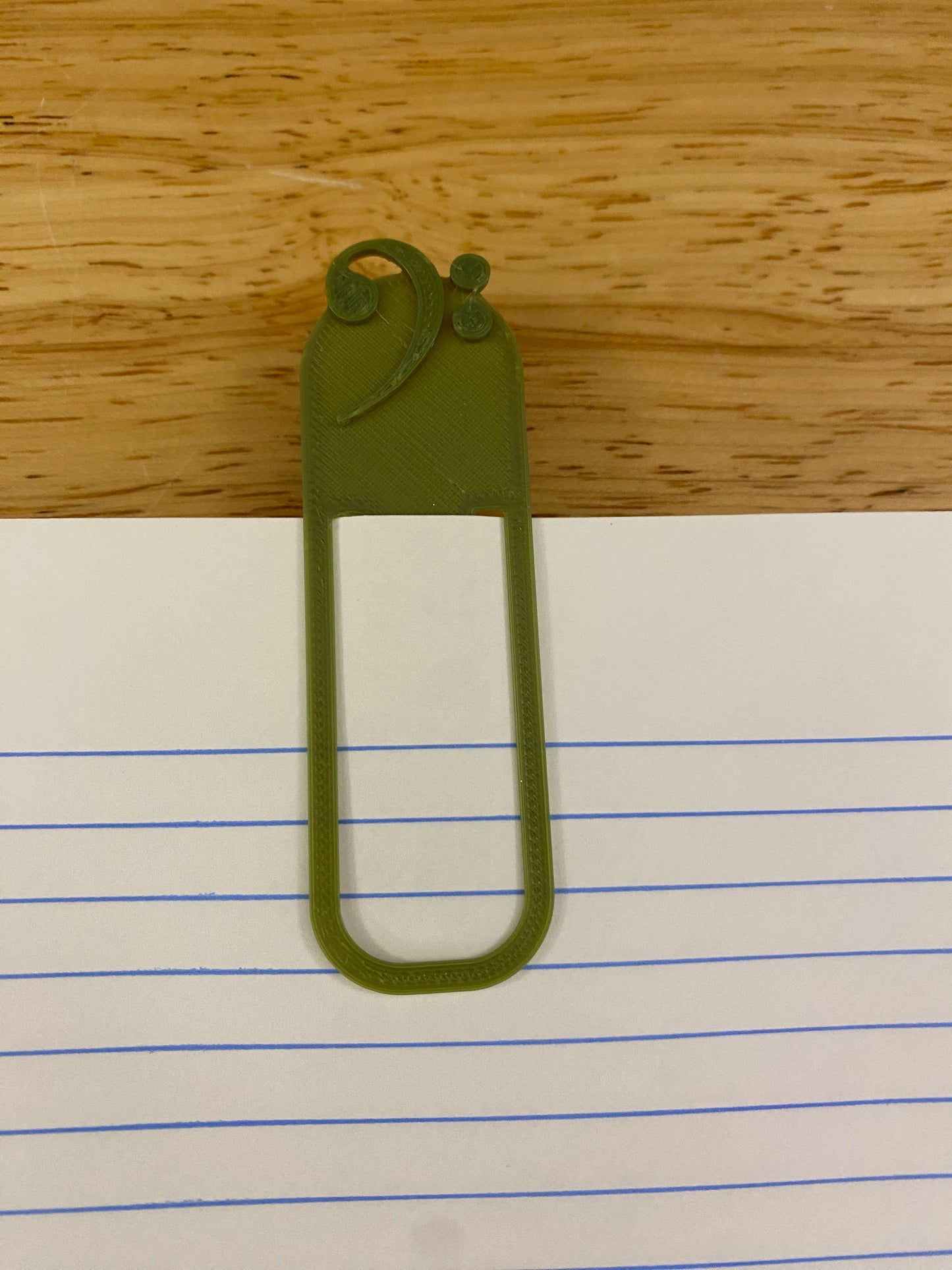 Peeking Musical Bookmark and sticker bundle, 3d printed book mark