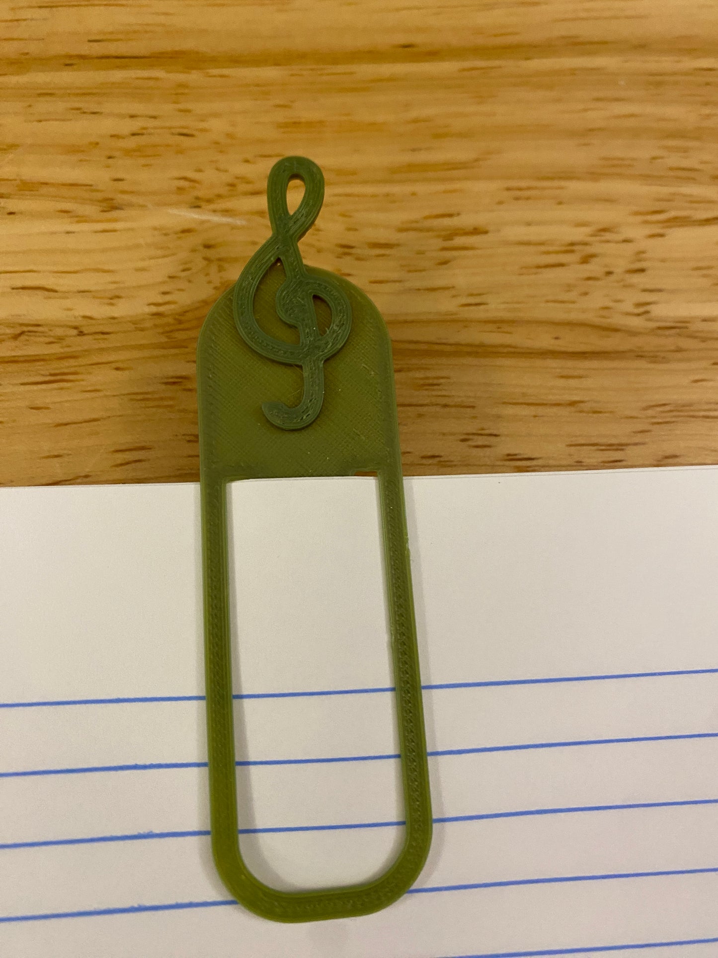 Peeking Musical Bookmark and sticker bundle, 3d printed book mark