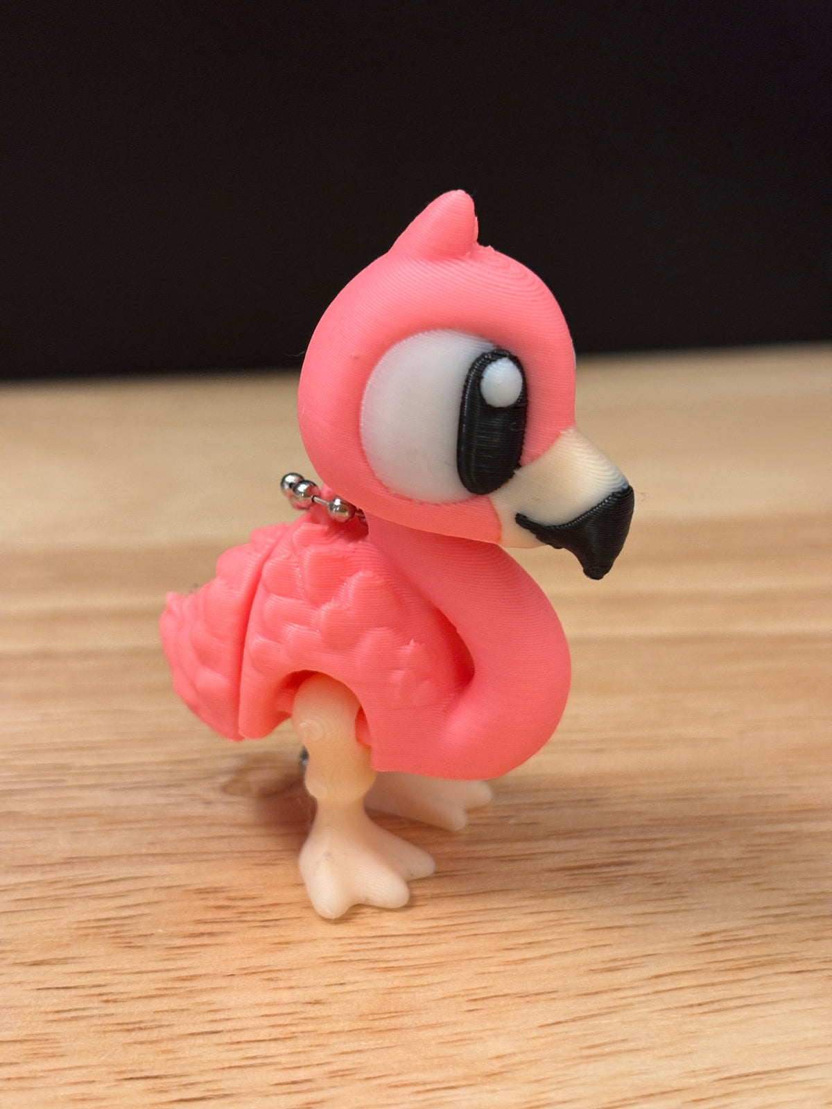 Pink Flamingo Key chain, 3D printed flamingo keychain, Cute Flamingo Key chain