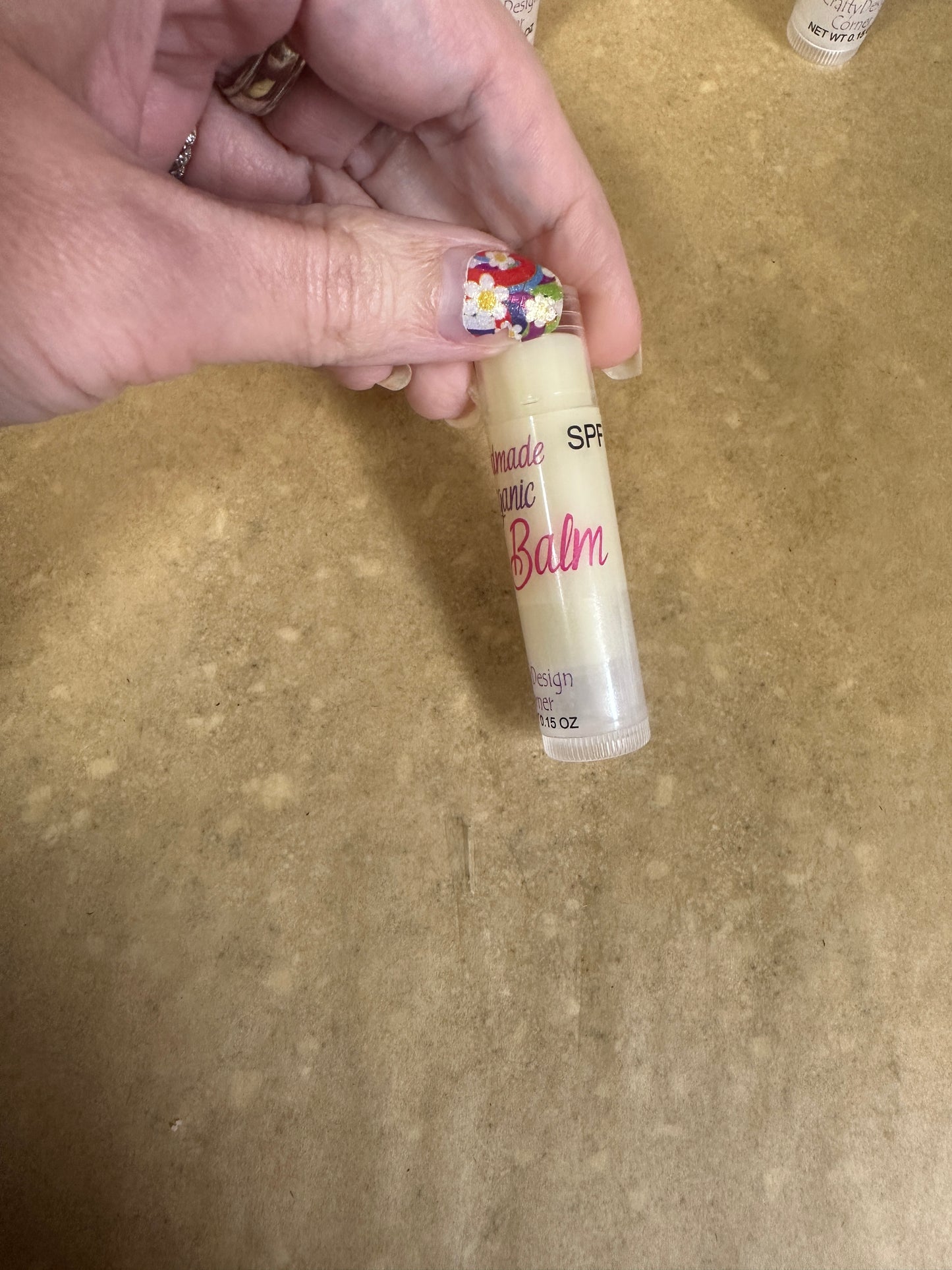 Organic Lip Balm - Natural flavoring with SPF