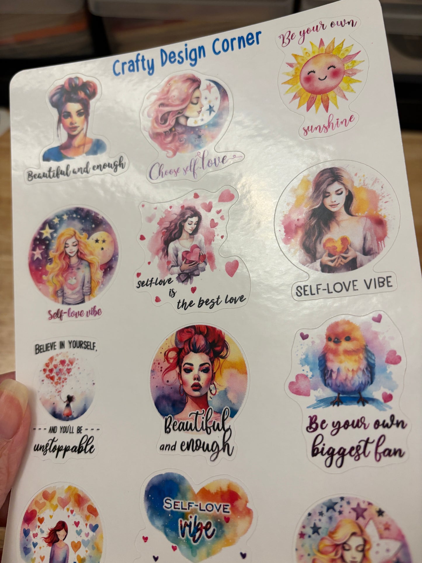 1.5” Mental Health Sticker Sheet