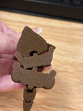 2 Cute Mice key chains, 3D printed mouse key chain