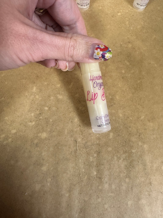 Organic Lip Balm - Natural flavoring with SPF