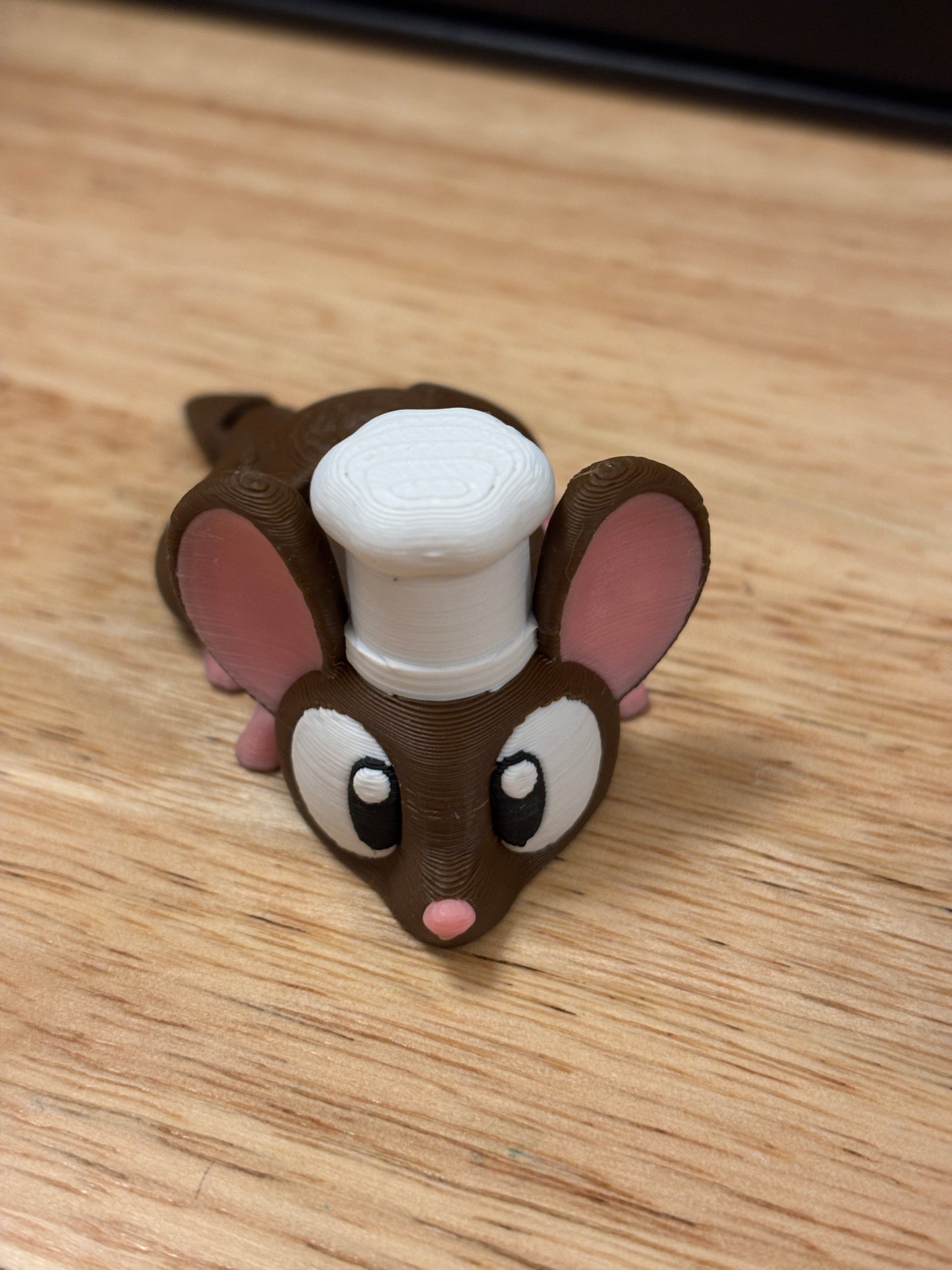 2 Cute Mice key chains, 3D printed mouse key chain