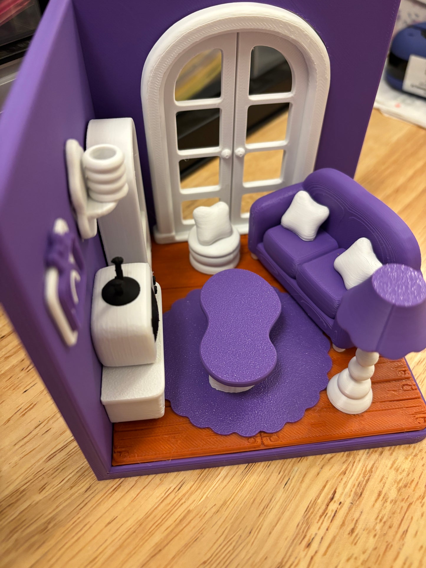 Custom Tiny Living Room, 3D printed living room, living room, Tiny Room