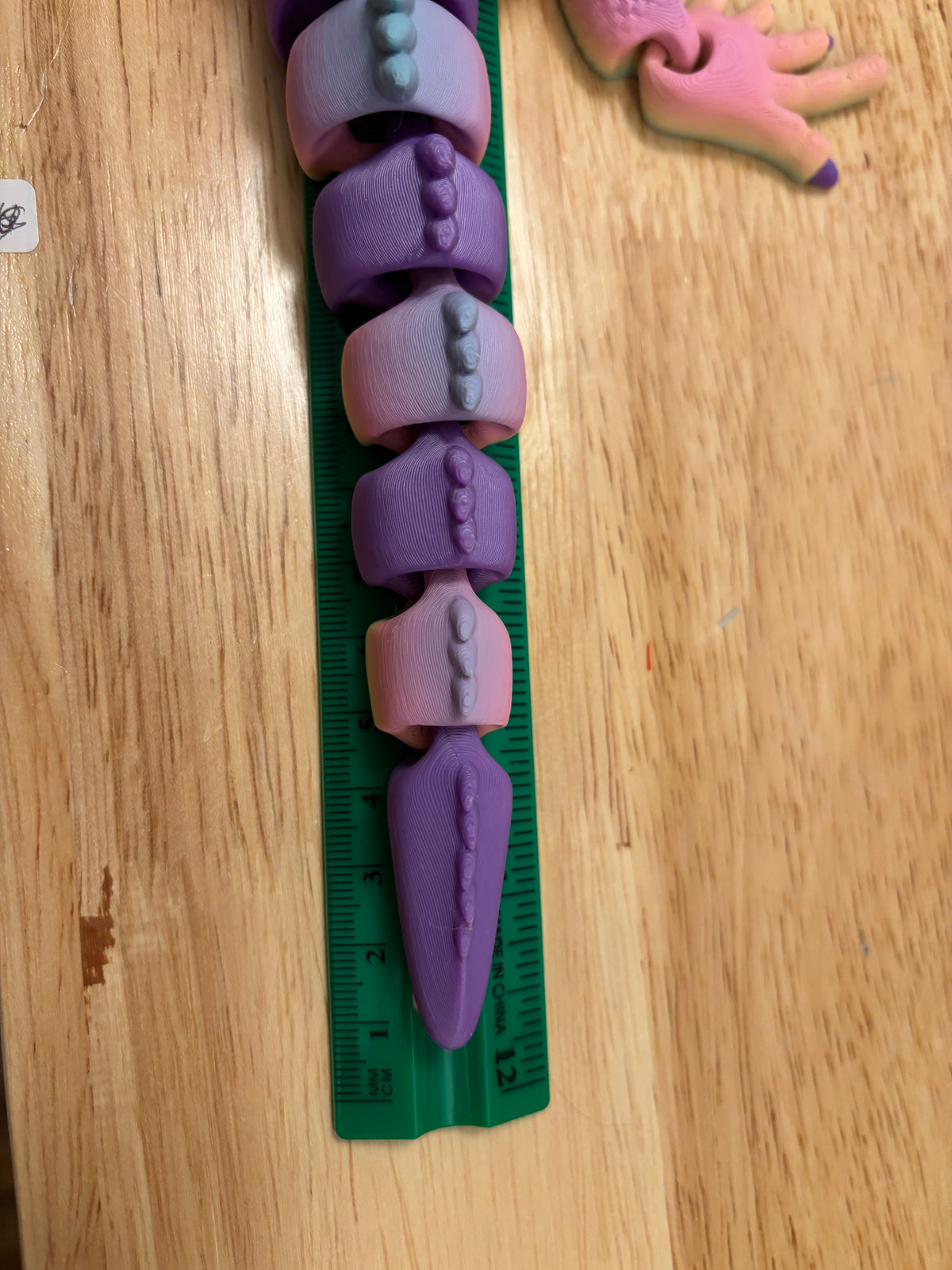 Flexi Iguana, 3D printed Iguana, Rainbow iguana, Moveable iguana