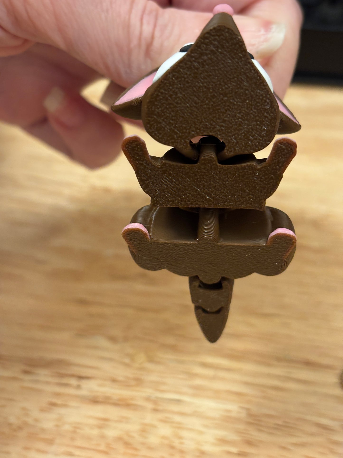 2 Cute Mice key chains, 3D printed mouse key chain