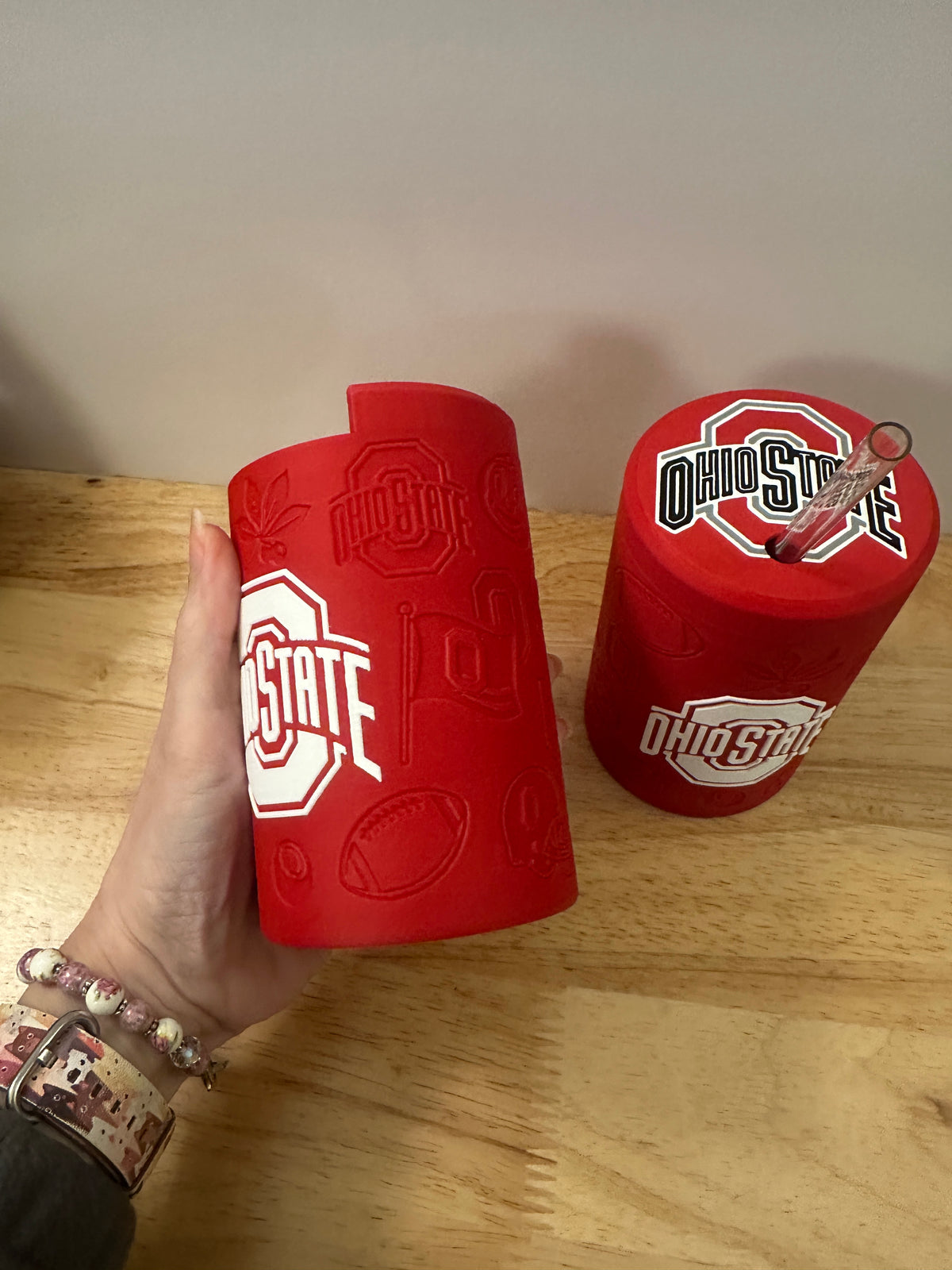 Ohio State Soda Can Holder