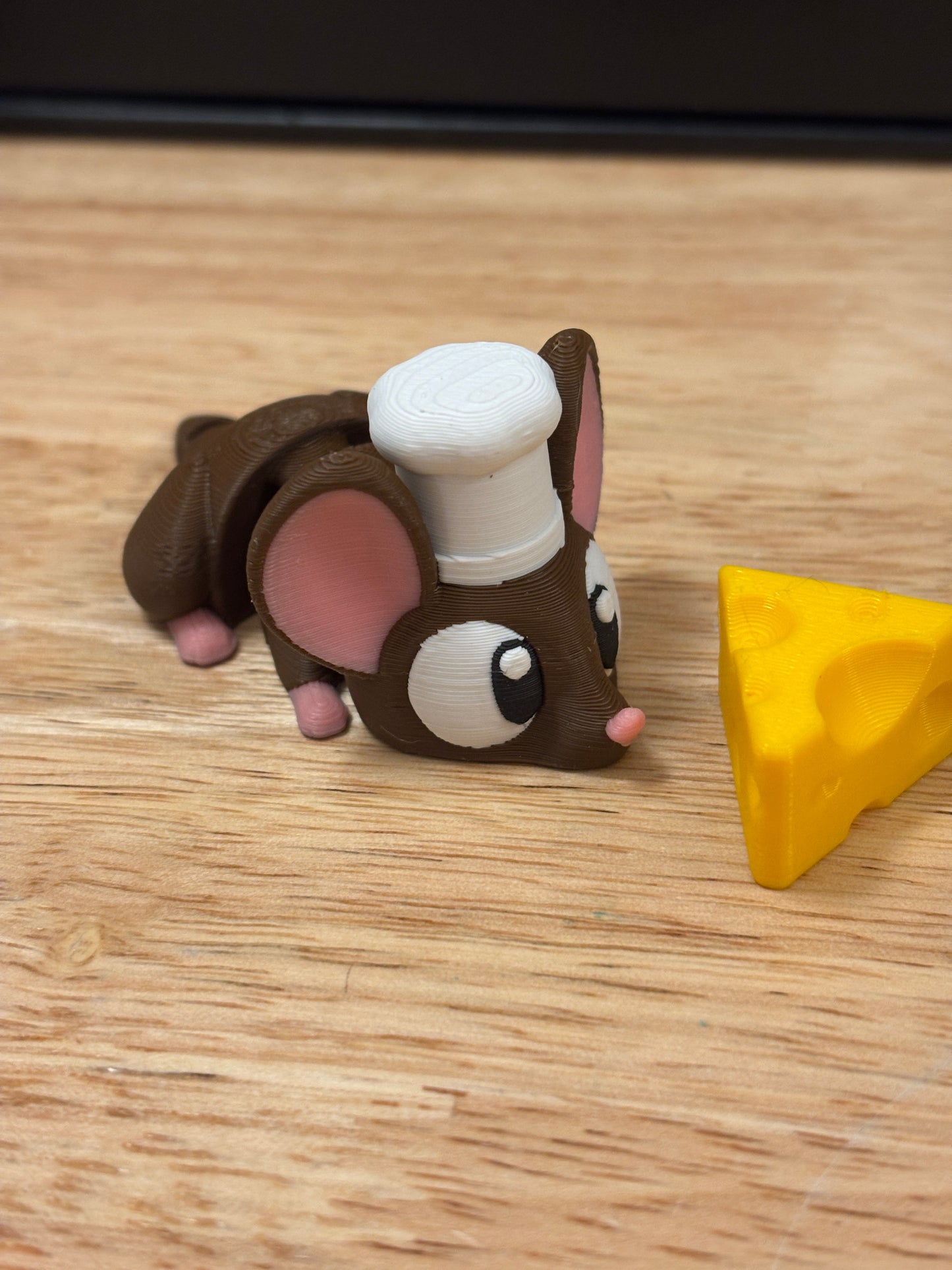 2 Cute Mice key chains, 3D printed mouse key chain