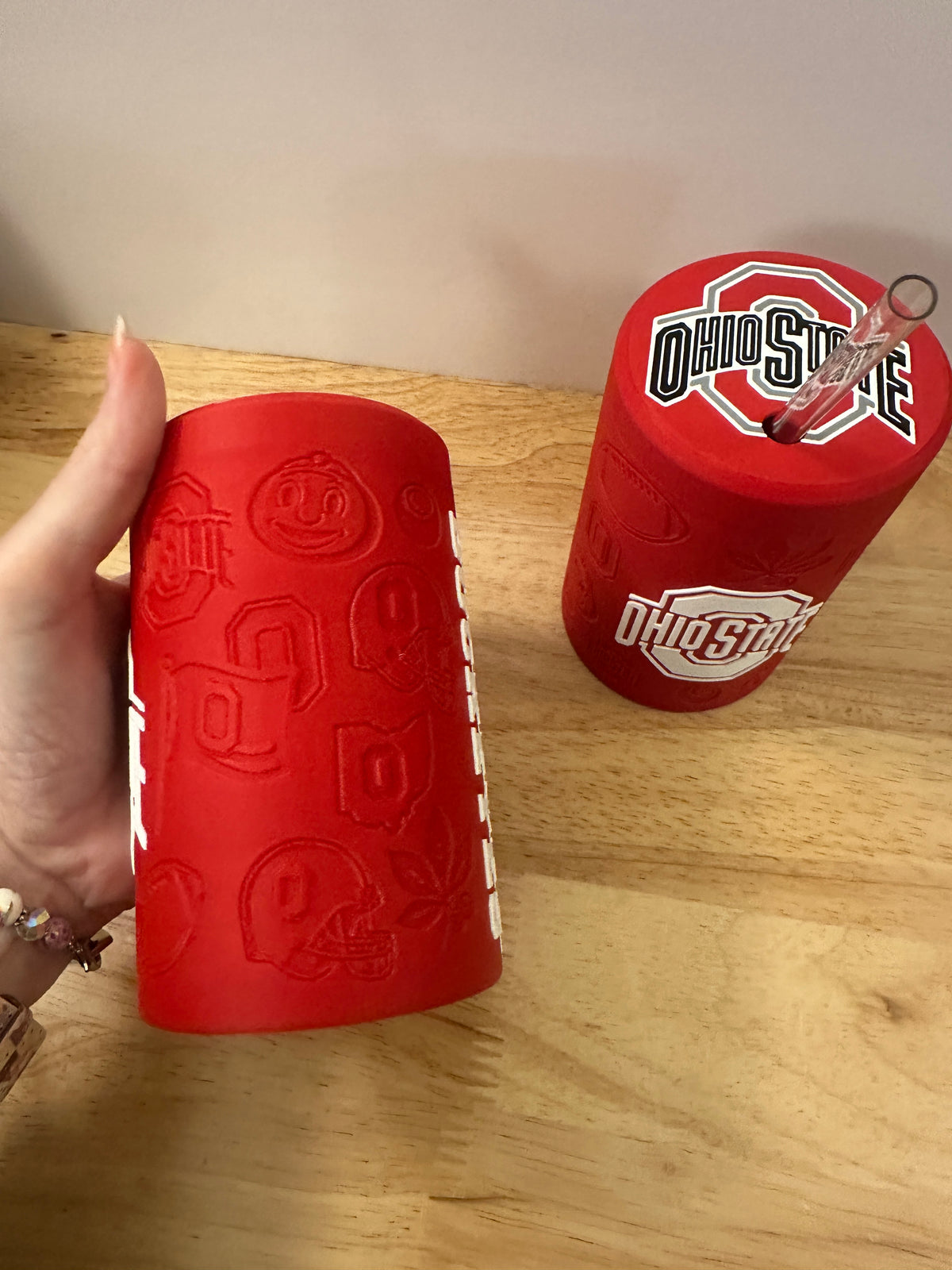 Ohio State Soda Can Holder