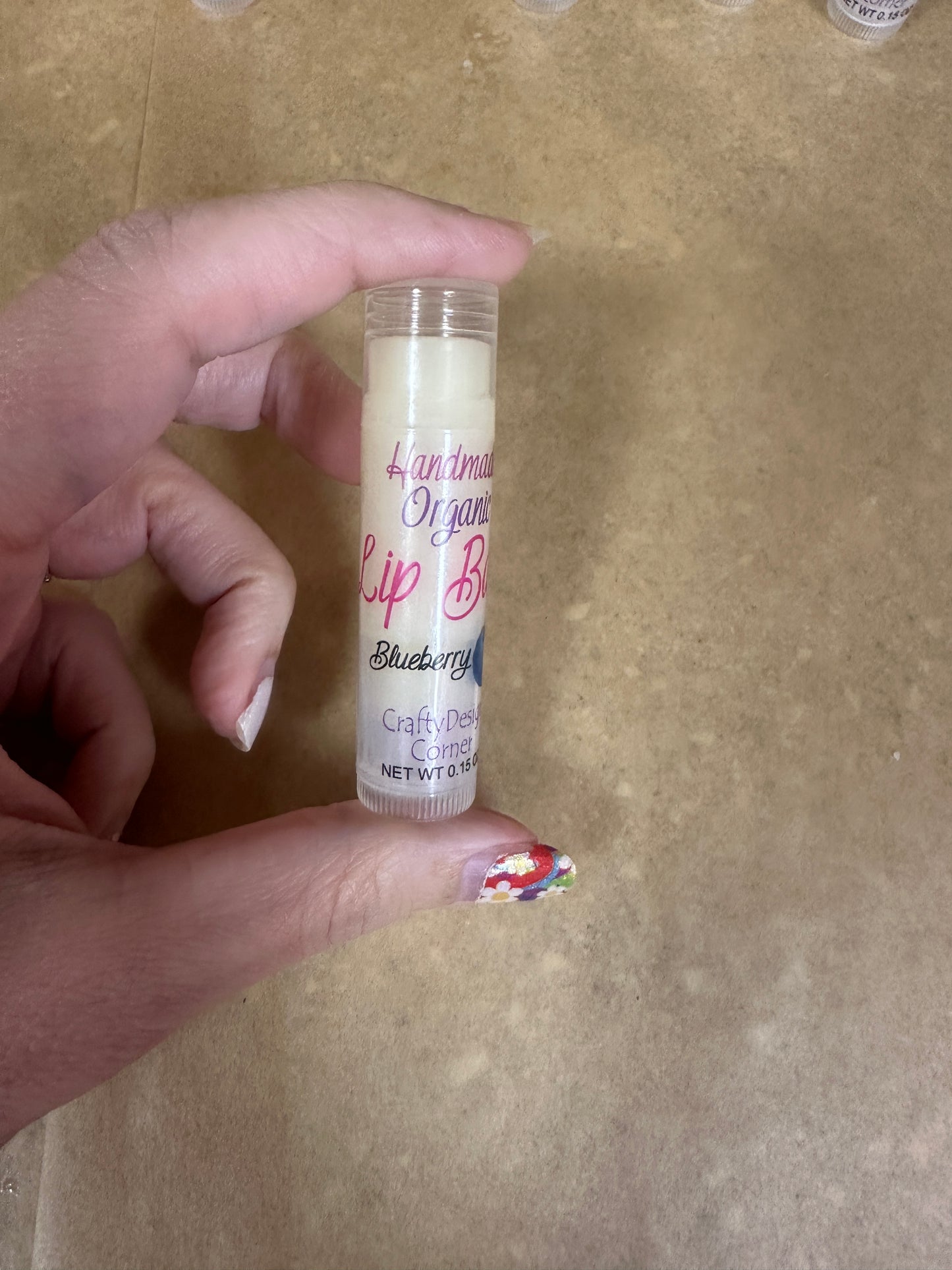 Organic Lip Balm - Blueberry flavoring
