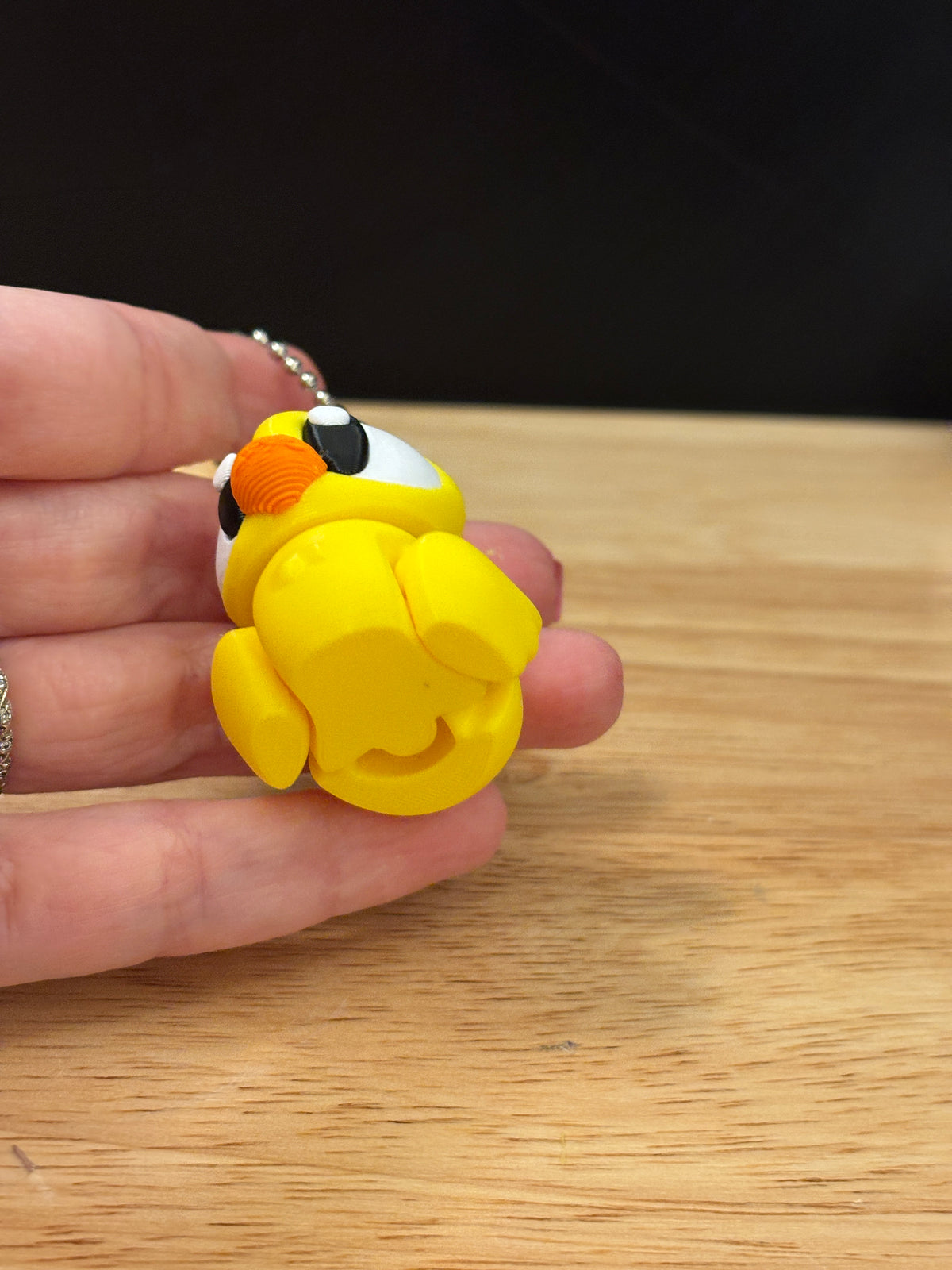 3D printed Baby Duck, Duck keychain, Baby duck key chain, Duck key chain