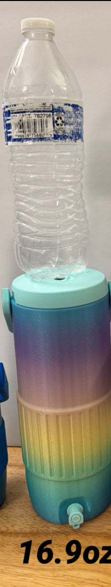 16.9 oz Water Bottle Holder with Handle, 3D printed Water Bottle holder, Bottle holder with lid