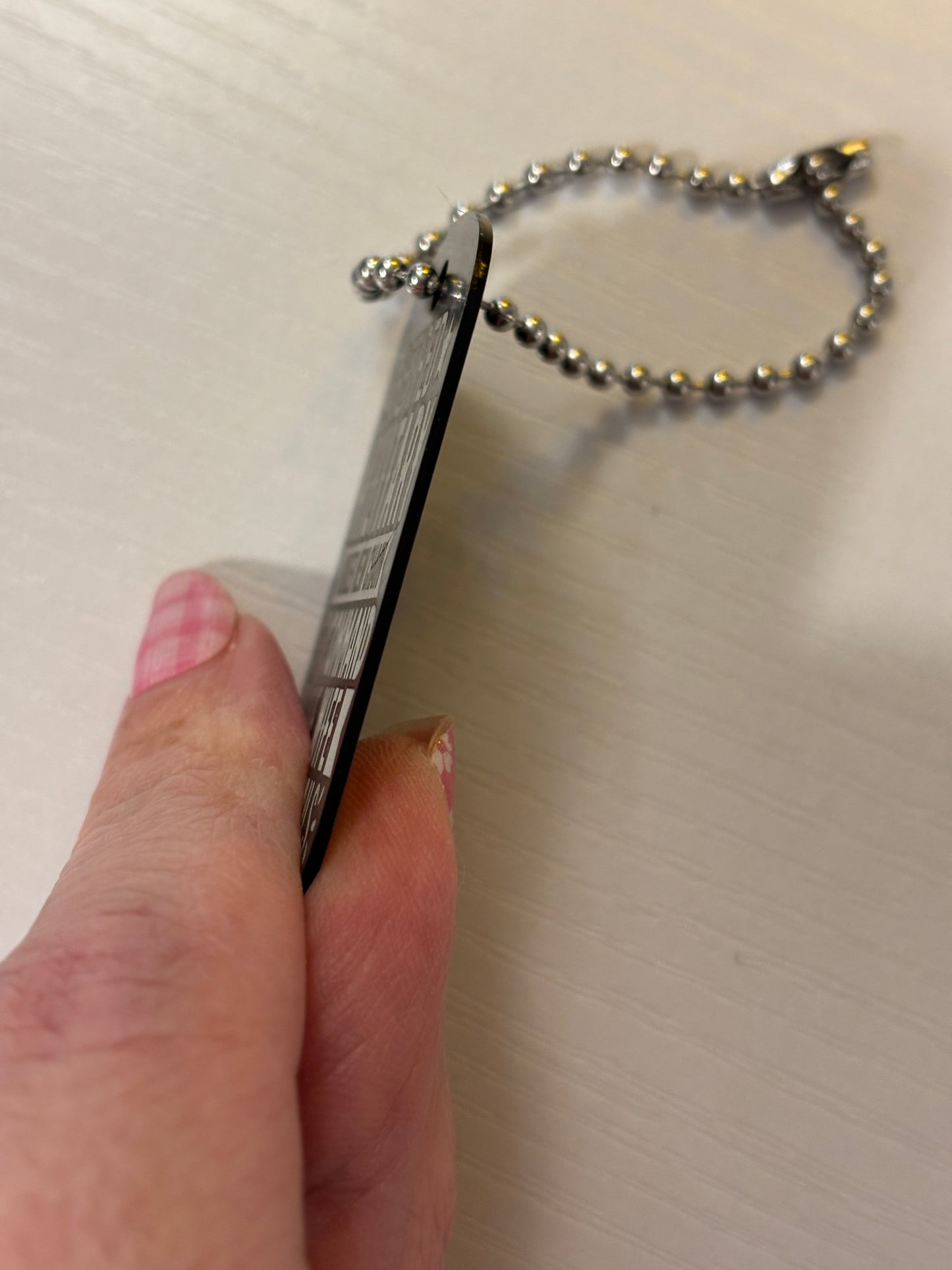 Retired Military under new chain of Command see wife for details keychain