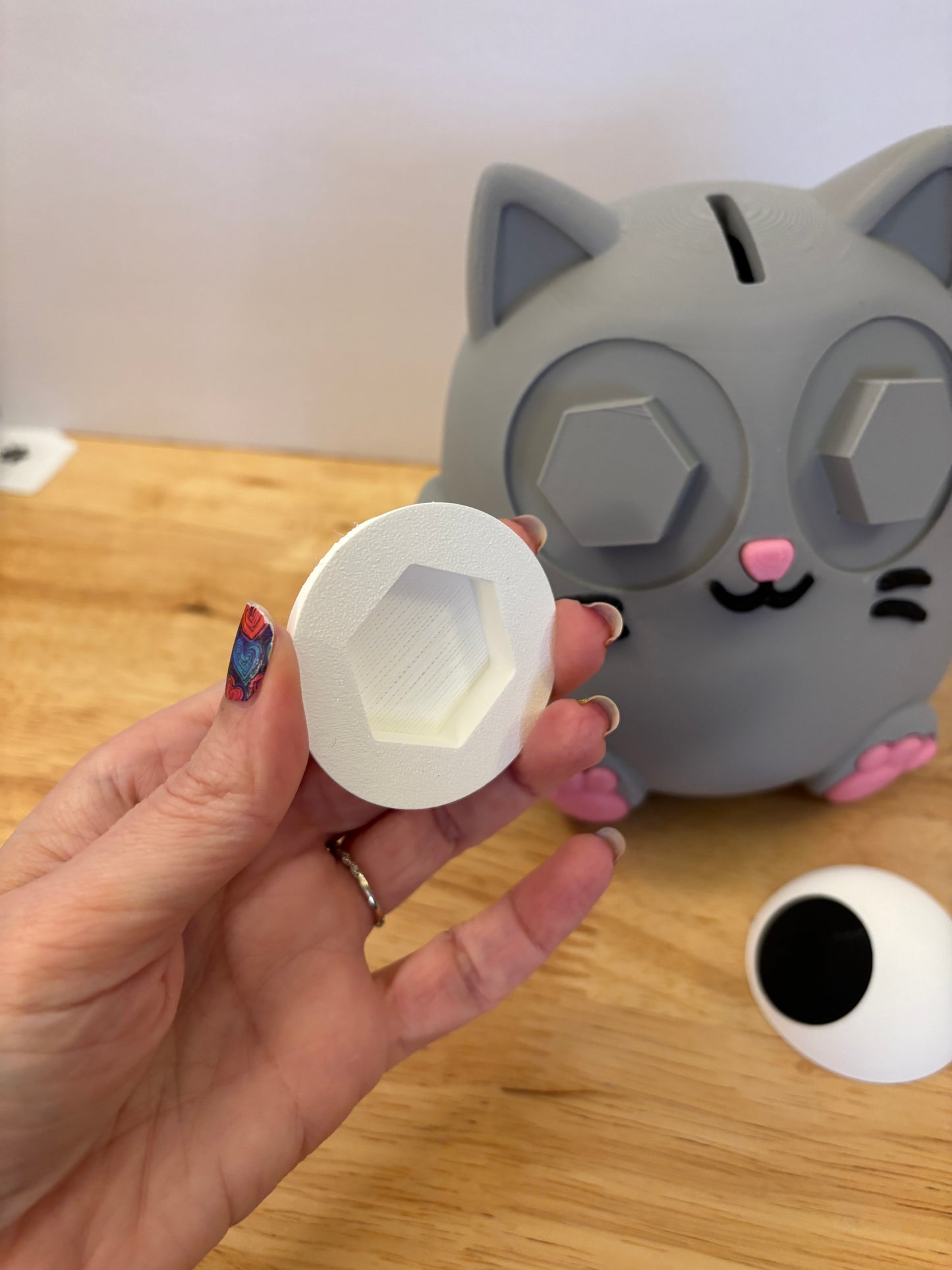 Cat Piggy bank, 3D printed Cat bank, Custom Colors Available