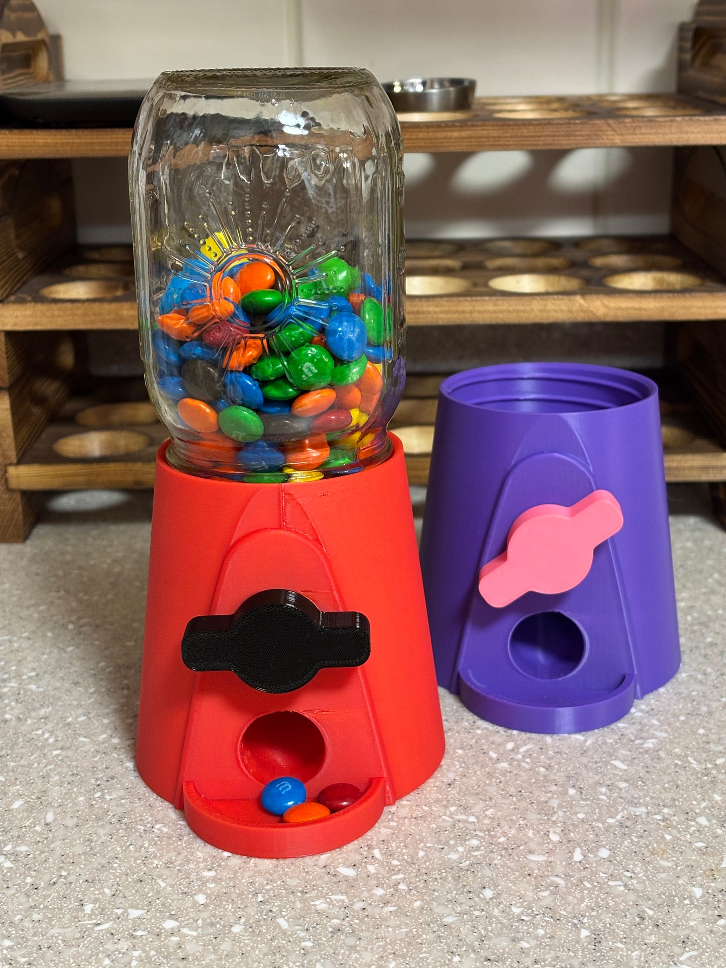 Candy Dispenser, Jar Candy Dispenser, Desktop Candy Dispenser