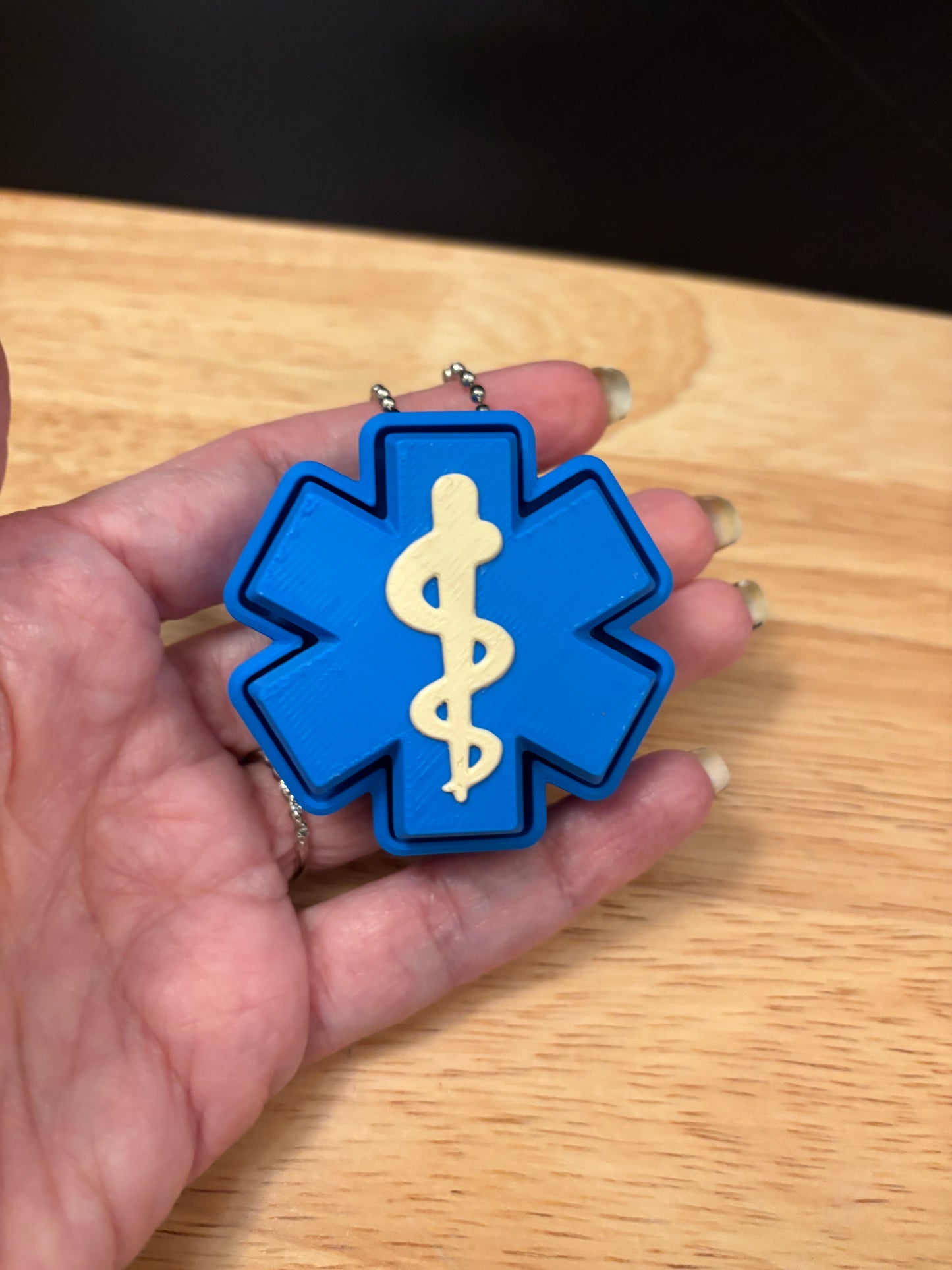 Clicky Medical design on fidget key chain