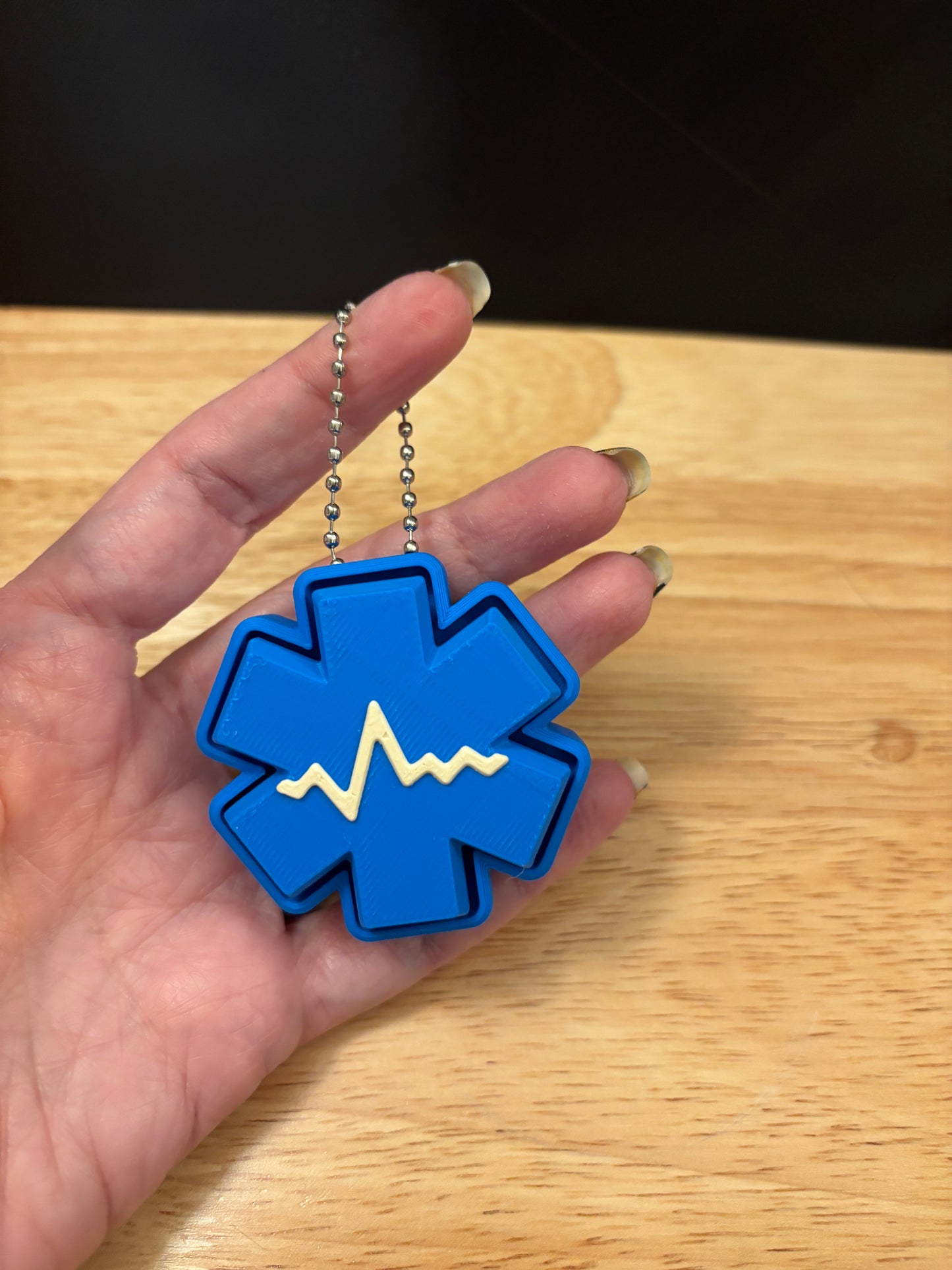 Clicky Medical design on fidget key chain