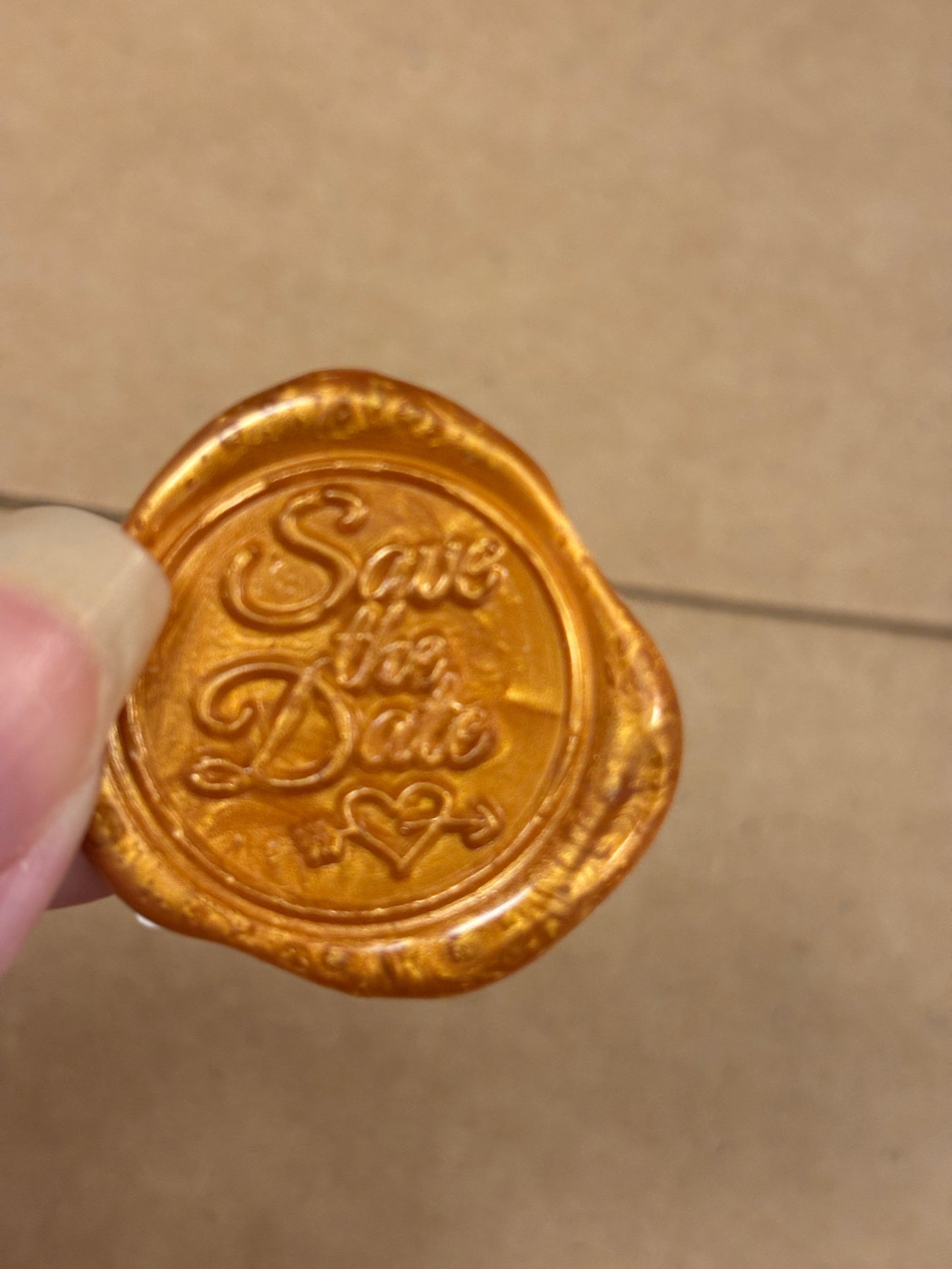 Save the Date Wax Seal