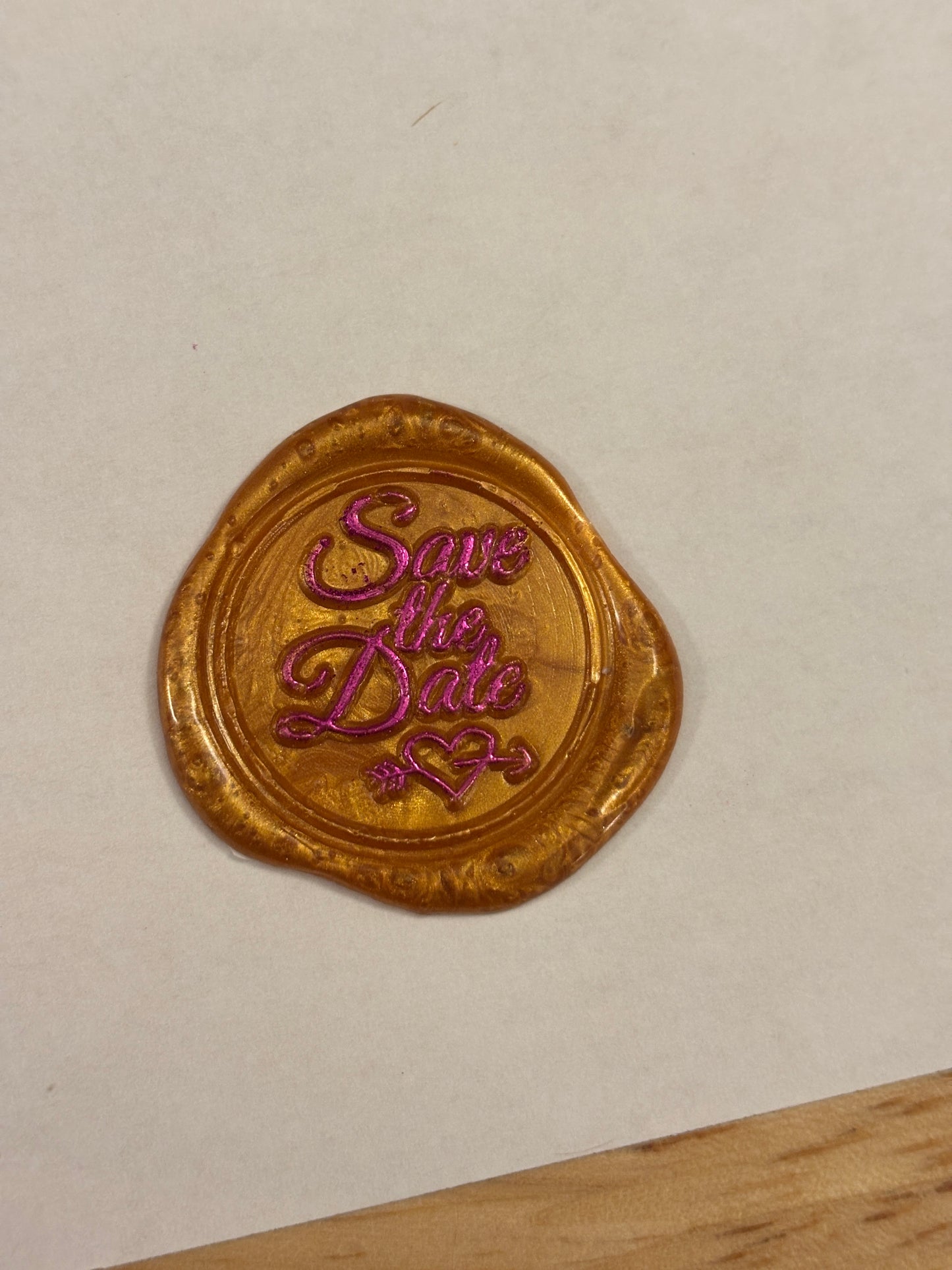 Save the Date Wax Seal