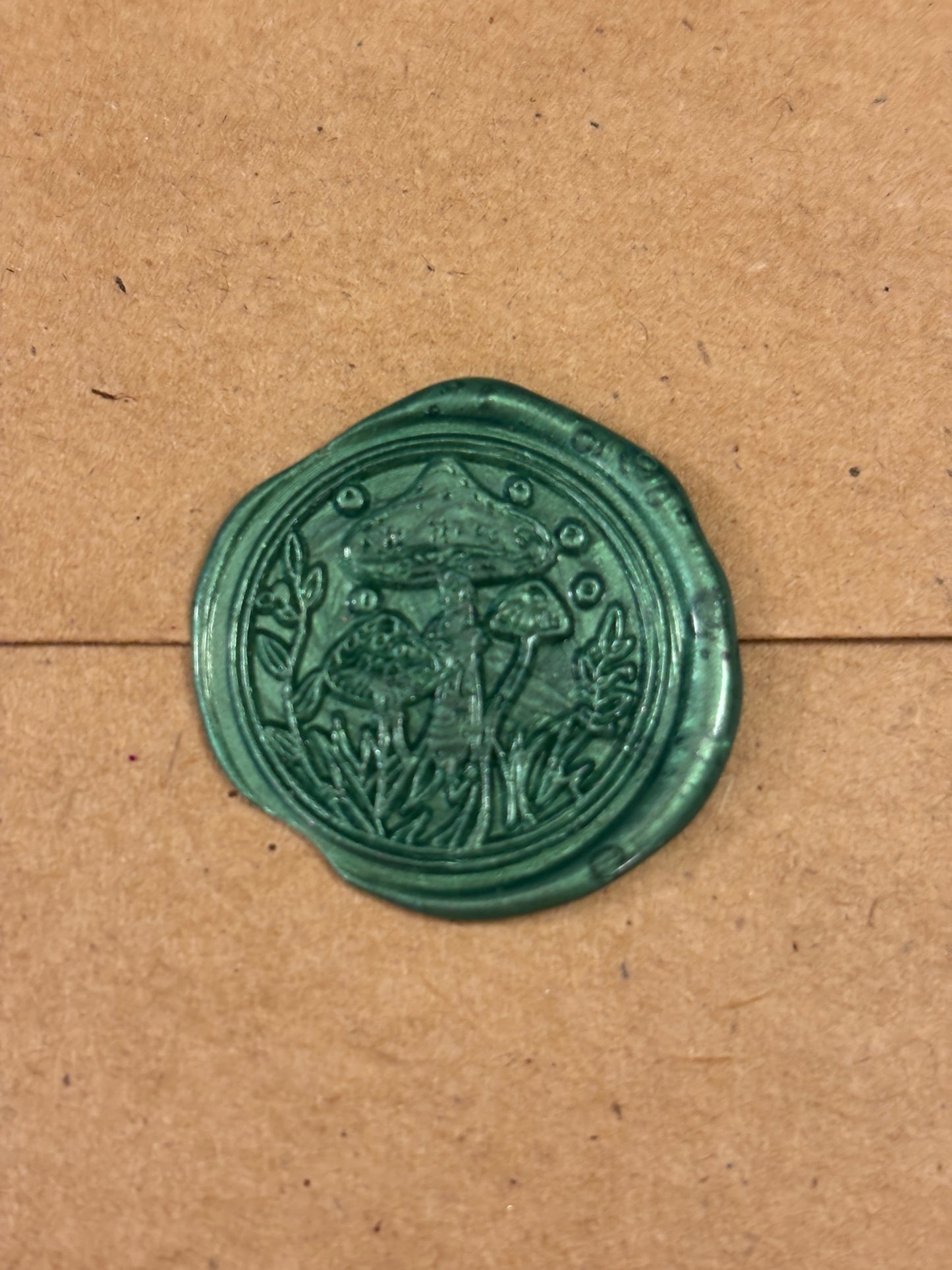 Mushroom Forest Wax Seal