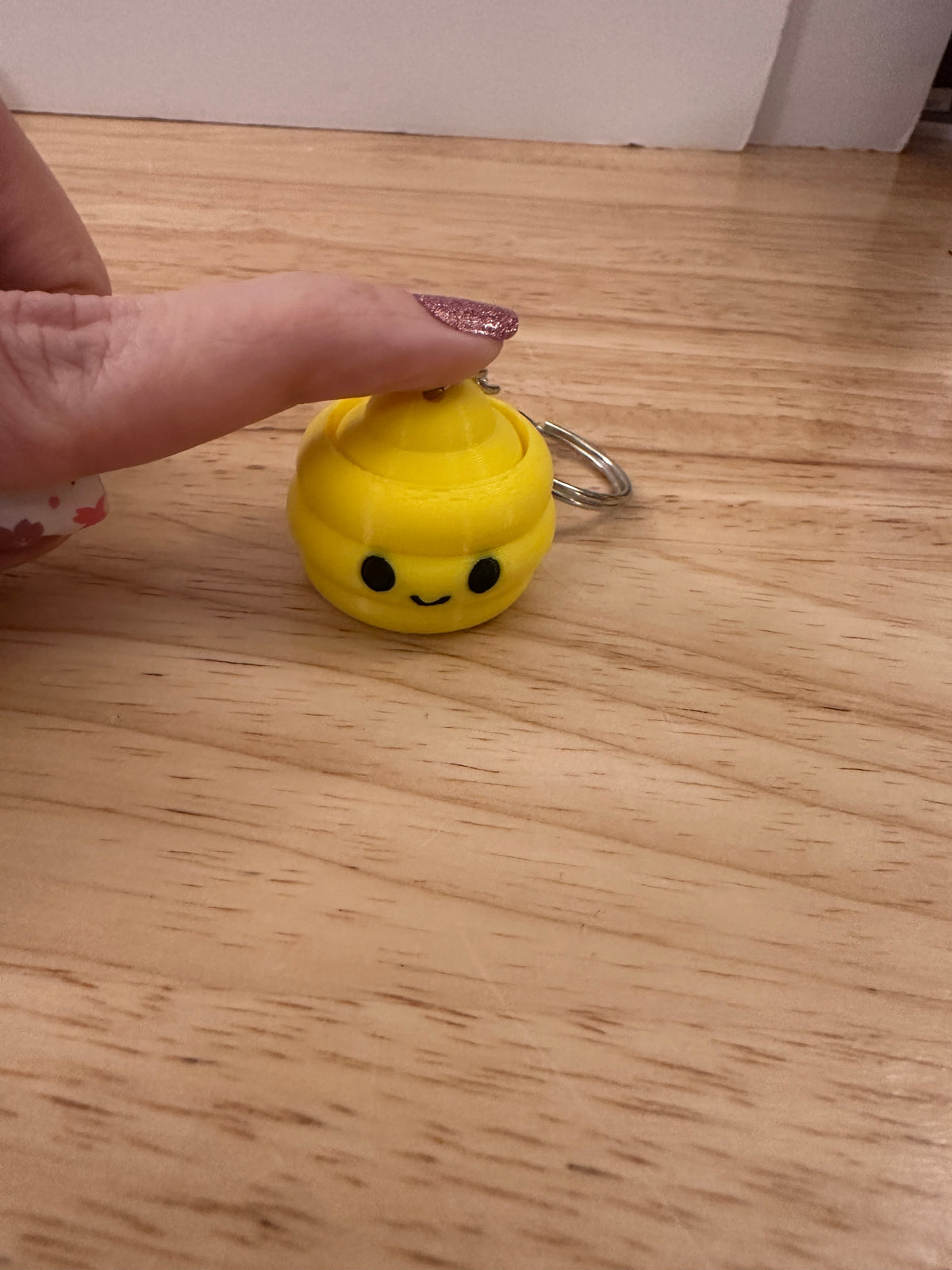 Honey Bee Hive clicker, Hive clicker, Smile on Bee Hive clicker keychain, Bee Hive Clicker