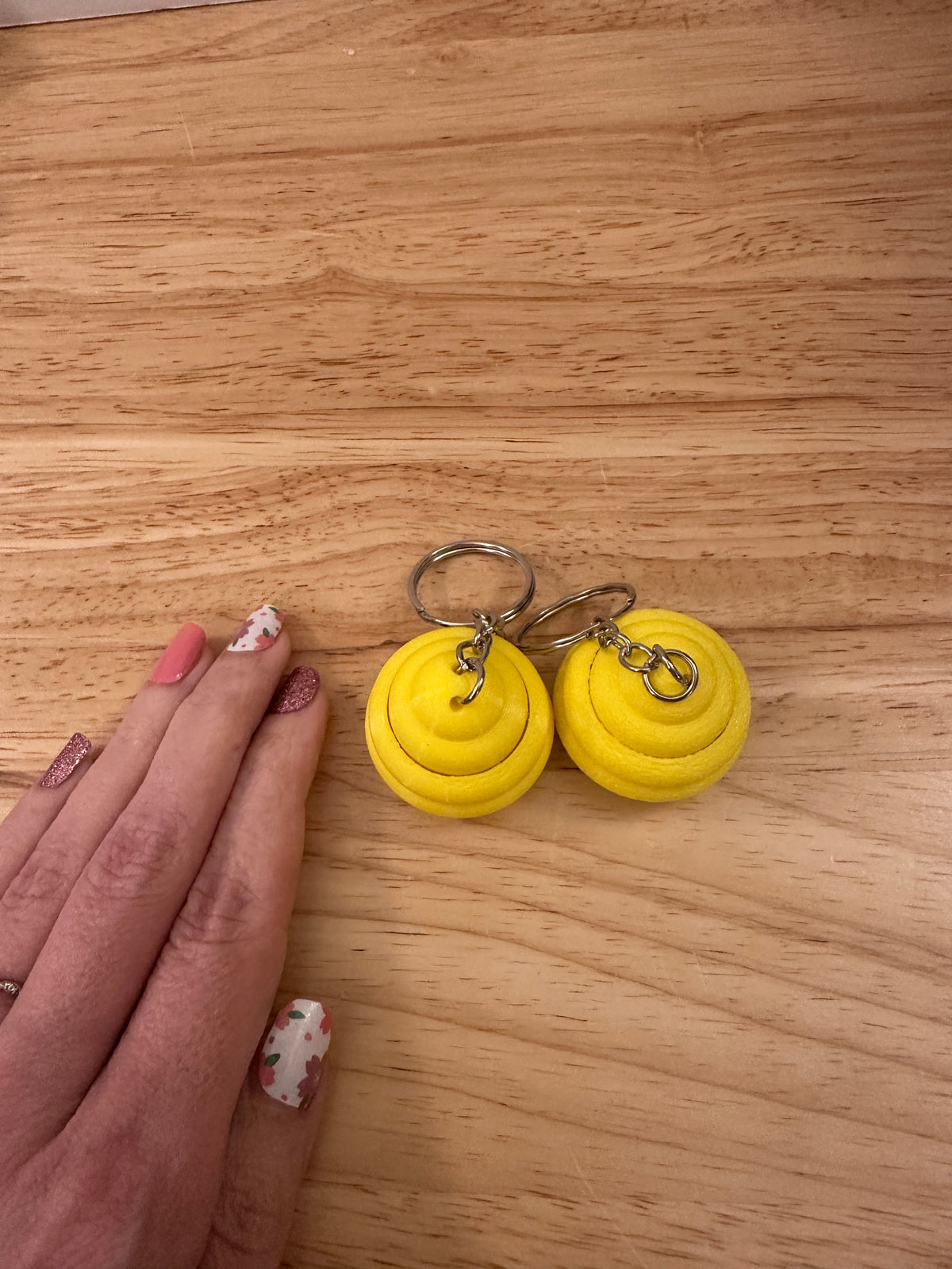 Honey Bee Hive clicker, Hive clicker, Smile on Bee Hive clicker keychain, Bee Hive Clicker