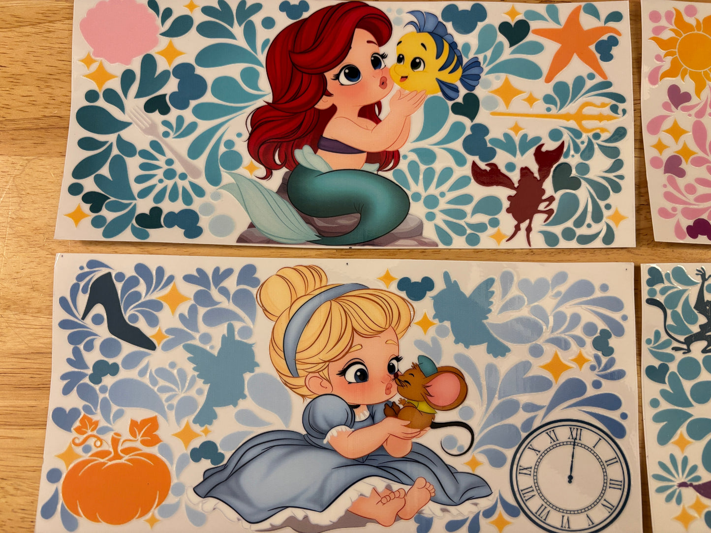 Princess Tumblers, Cute Princesses on Glass Tumbler