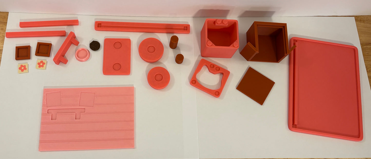 DIY Kitty Playset, Cute Cat playset, 3d printed Cat playset, Catio for kitties