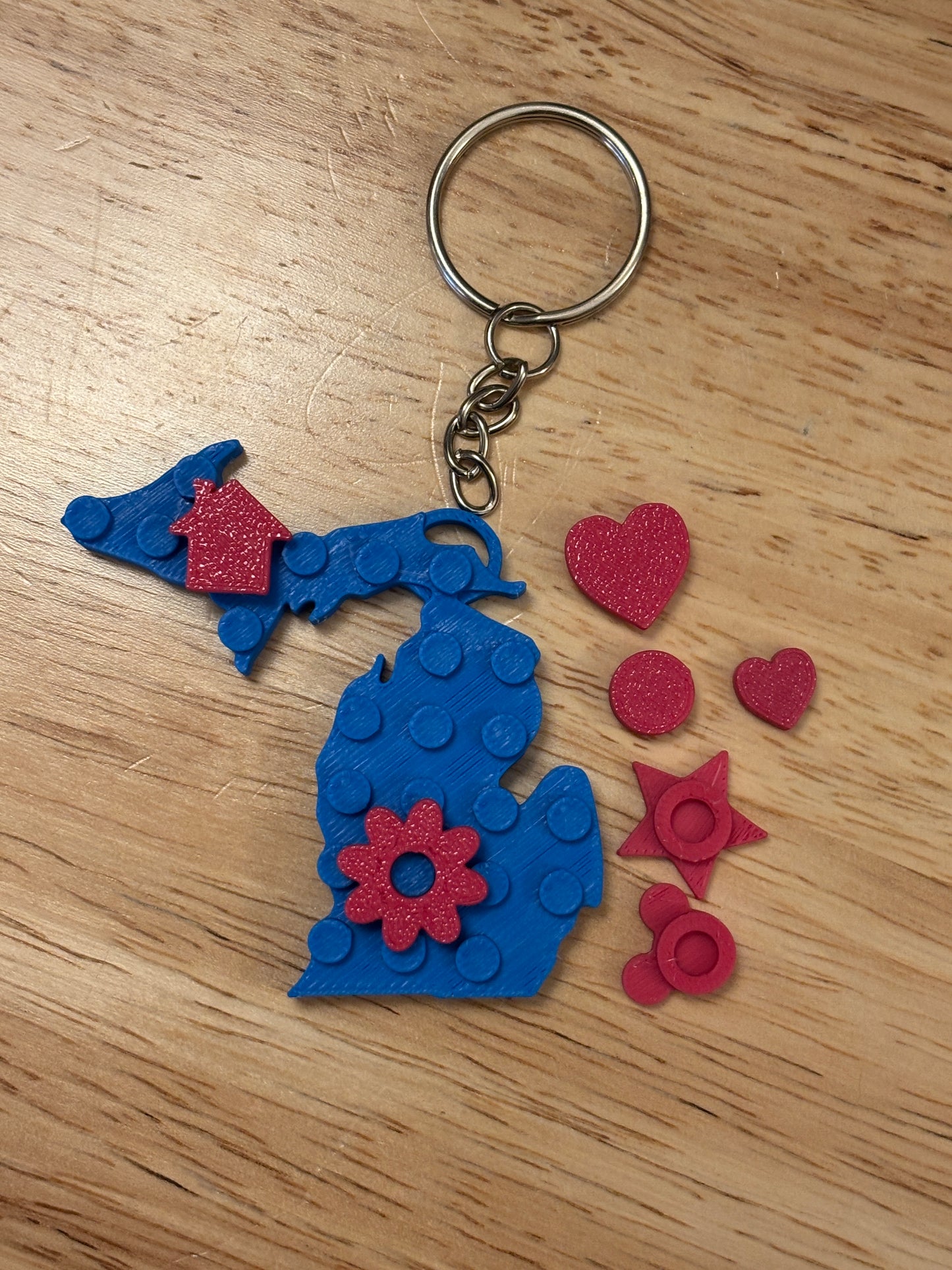 Extra Markers Pins for State key chain, Pin Marker for Keychain, 3D printed Marker