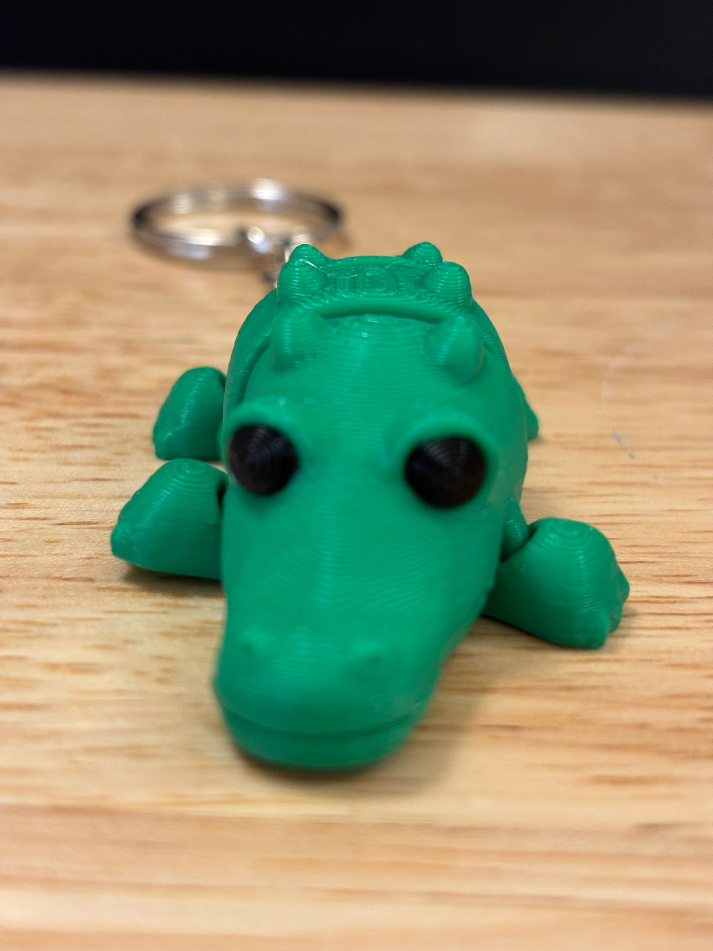 Alligator Key chain, 3D printed keychain, gator keychain, Gator Key chain, Flexi Alligator Key Chain