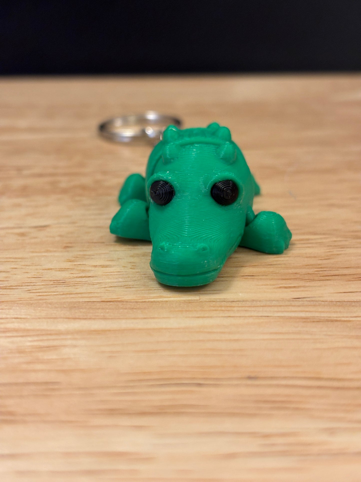 Alligator Key chain, 3D printed keychain, gator keychain, Gator Key chain, Flexi Alligator Key Chain