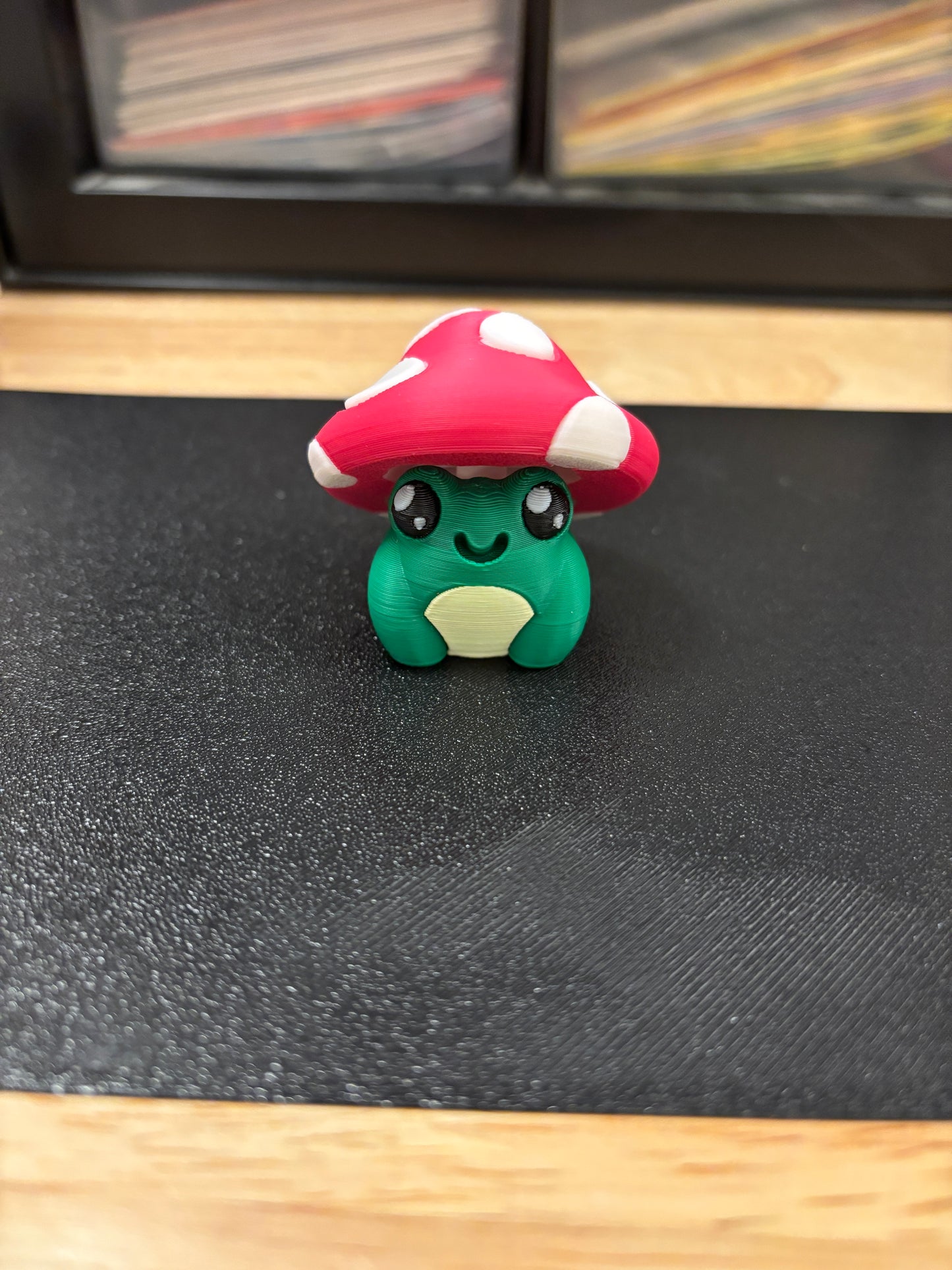 Clicky Toad Mushroom Key chain, 3D printed Toad keychain, Mushroom Toad Keychain, Clicky Keychain