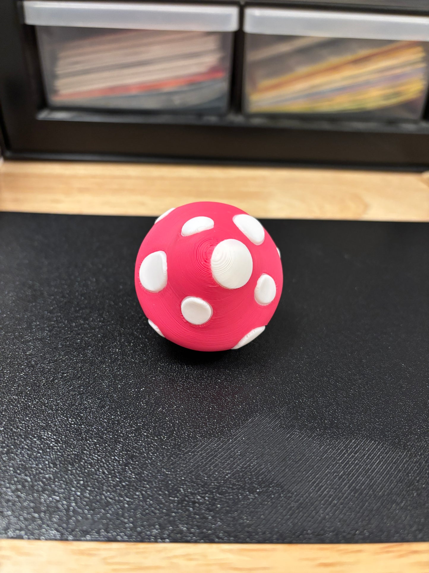 Clicky Toad Mushroom Key chain, 3D printed Toad keychain, Mushroom Toad Keychain, Clicky Keychain