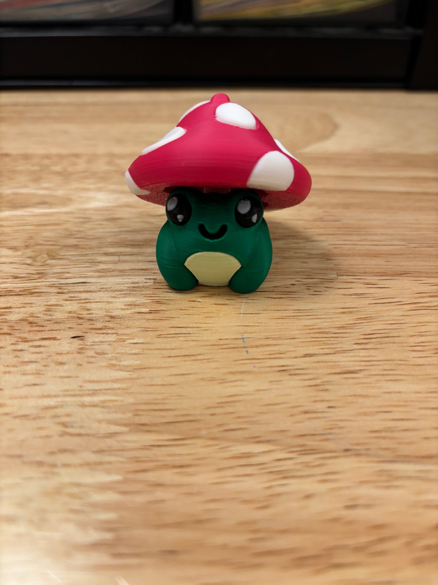 Clicky Toad Mushroom Key chain, 3D printed Toad keychain, Mushroom Toad Keychain, Clicky Keychain